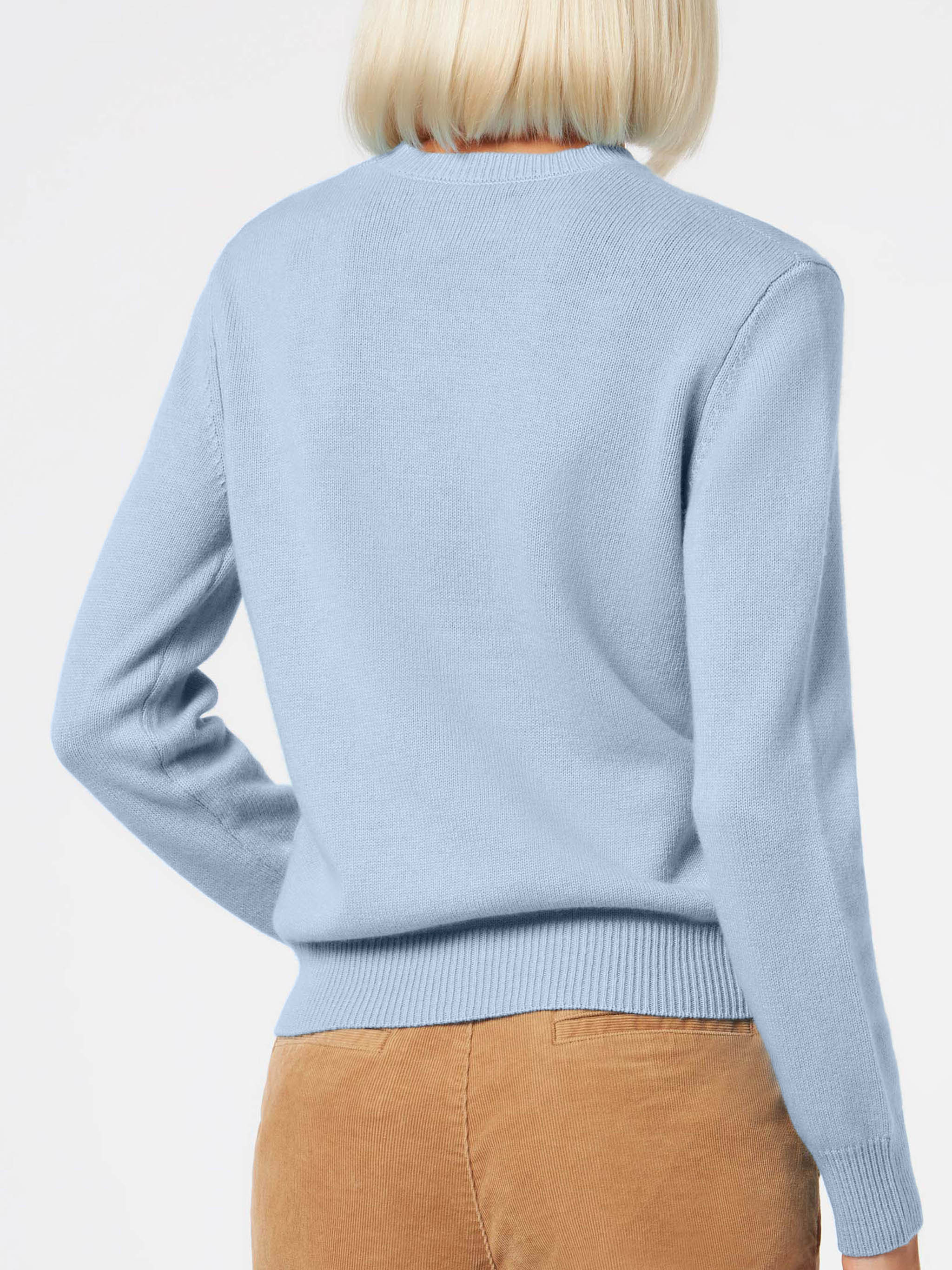 Cashmere Sweater Sorbonne Light Blue