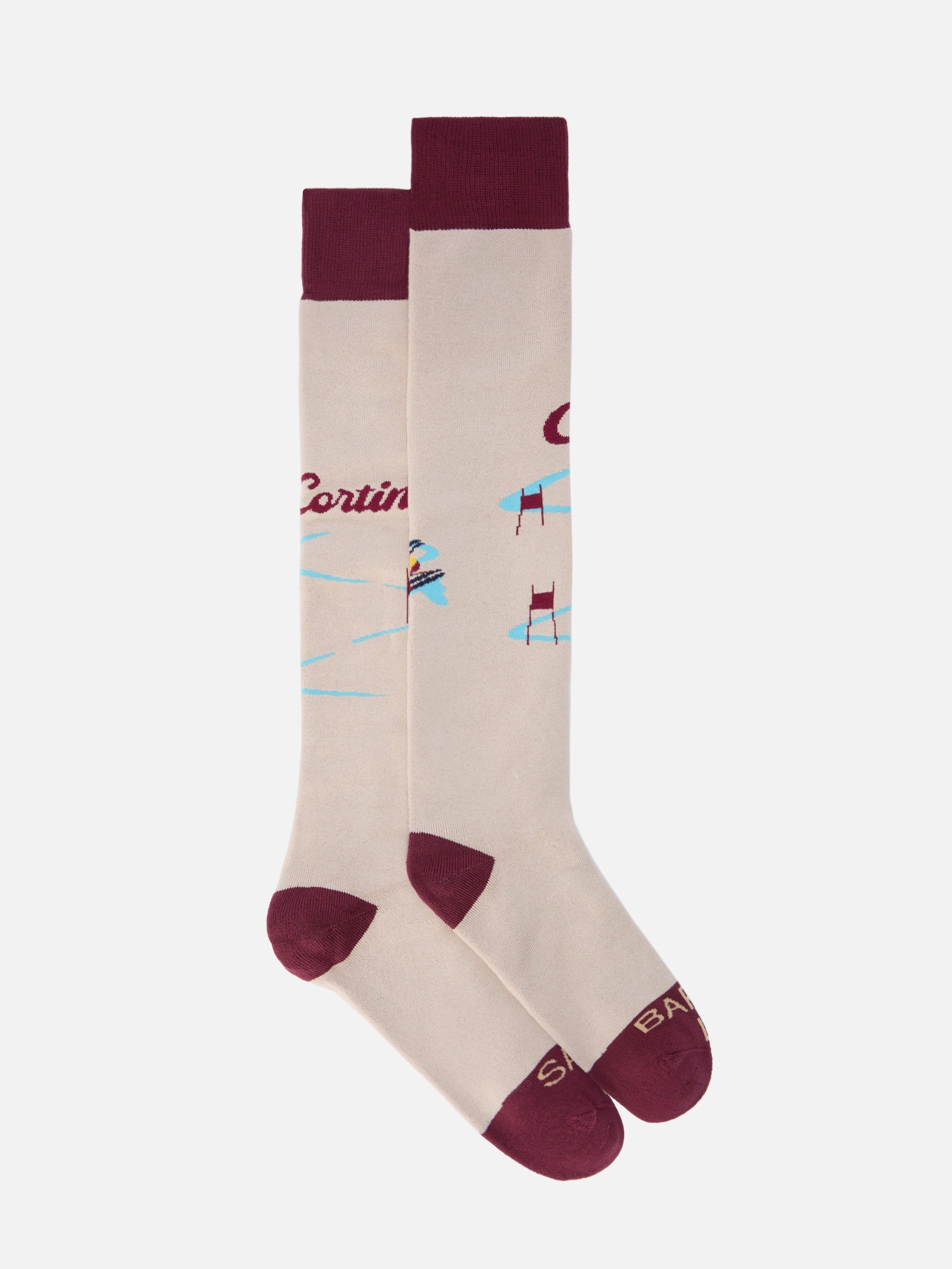 Sox Tech Socks Cotton With Cortina Jacquard Bordeaux