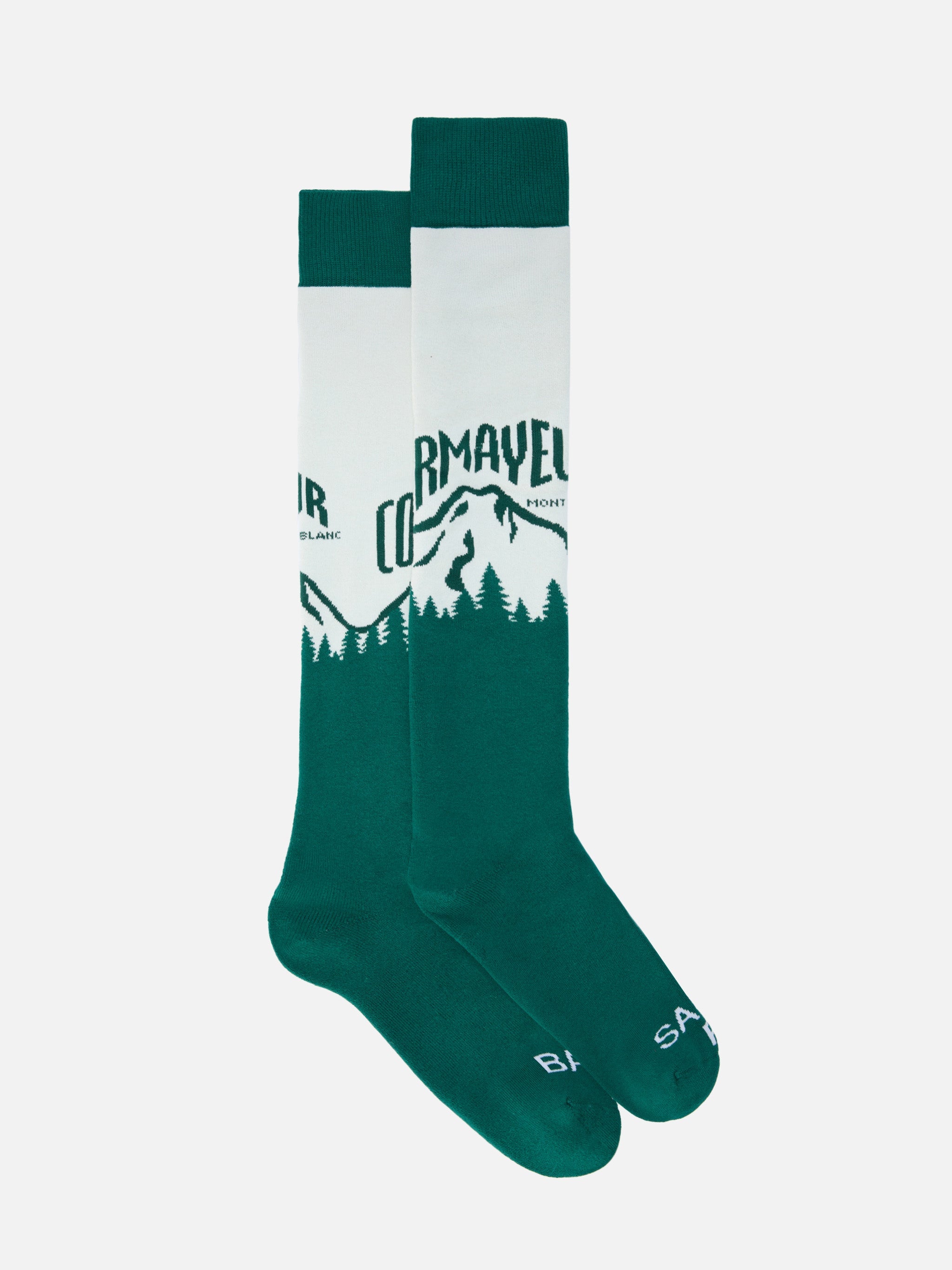 Sox Tech Socks Cotton With Courmayeur Jacquard | Special Edition Green
