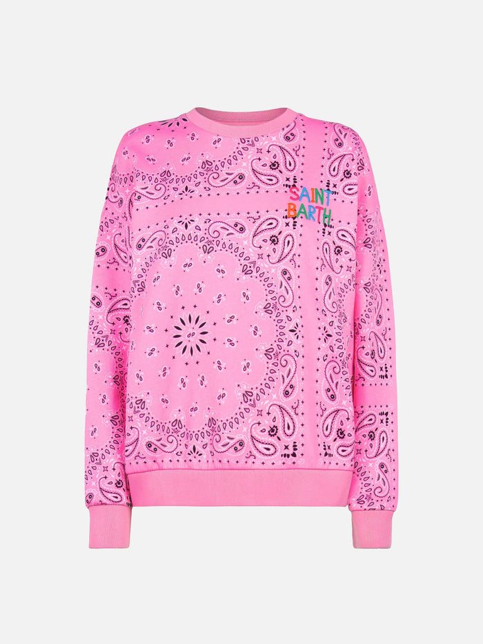 Stardust Pink Bandana Sweatshirt