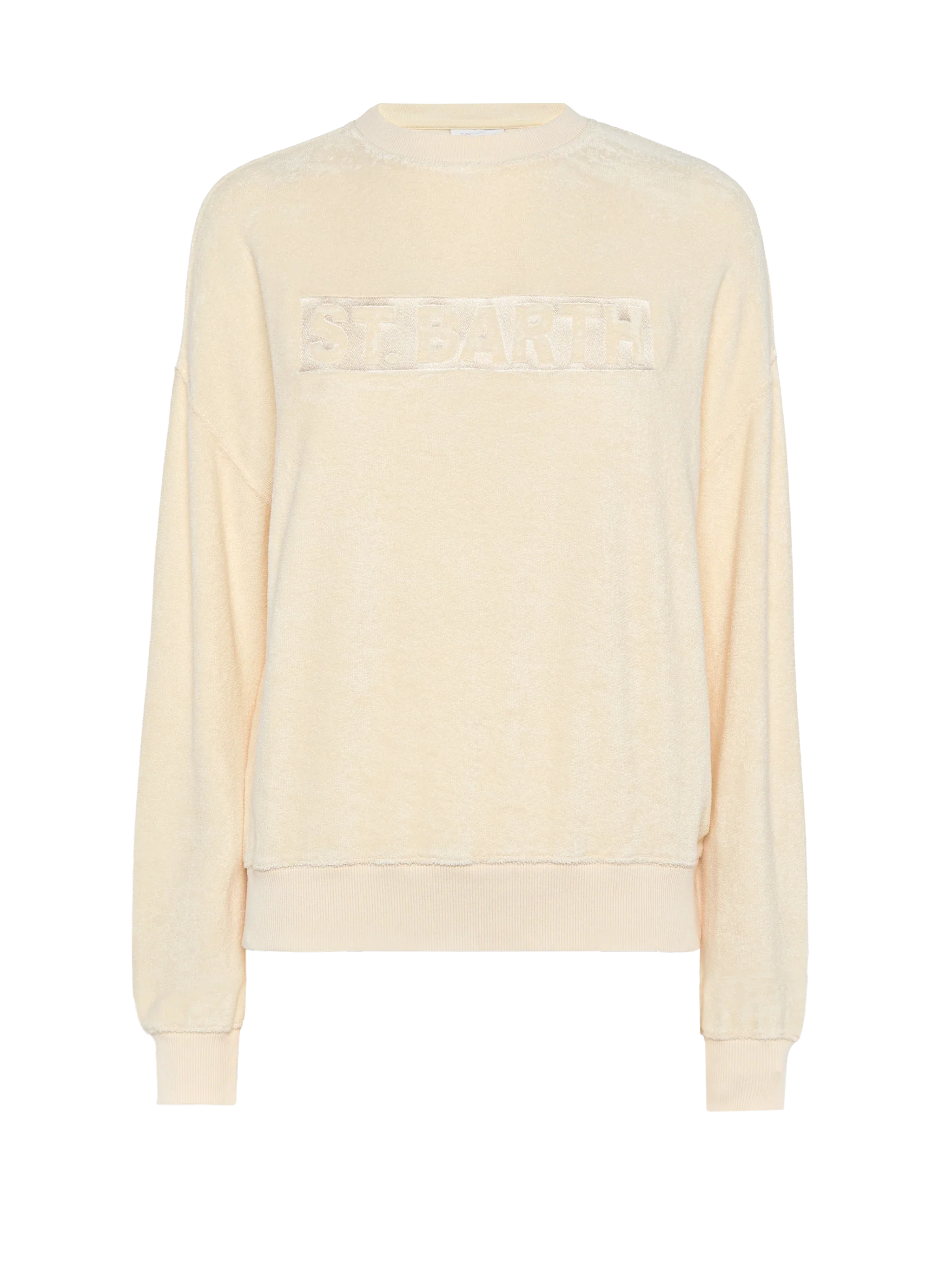Stardust Beige Terry Cotton Sweatshirt Brown