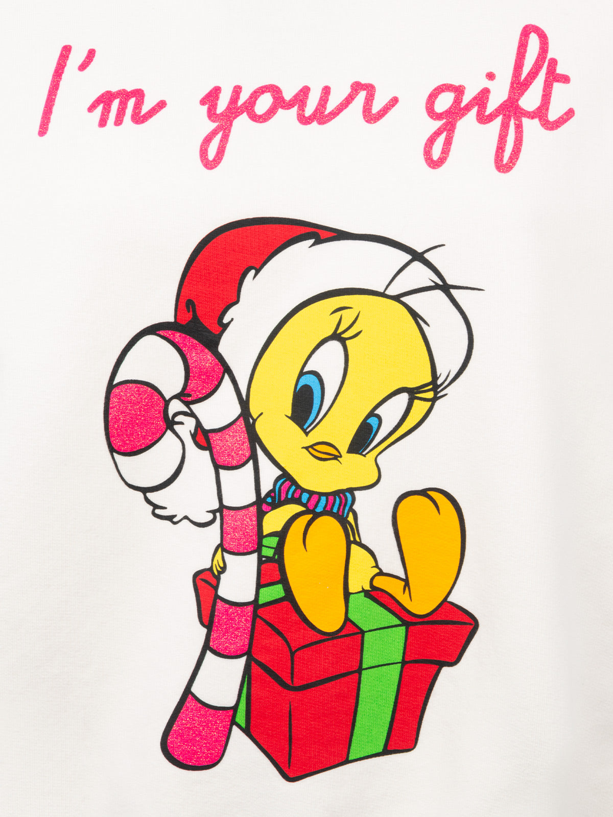 Stardust Sweatshirt With Tweety Print | Special Edition White