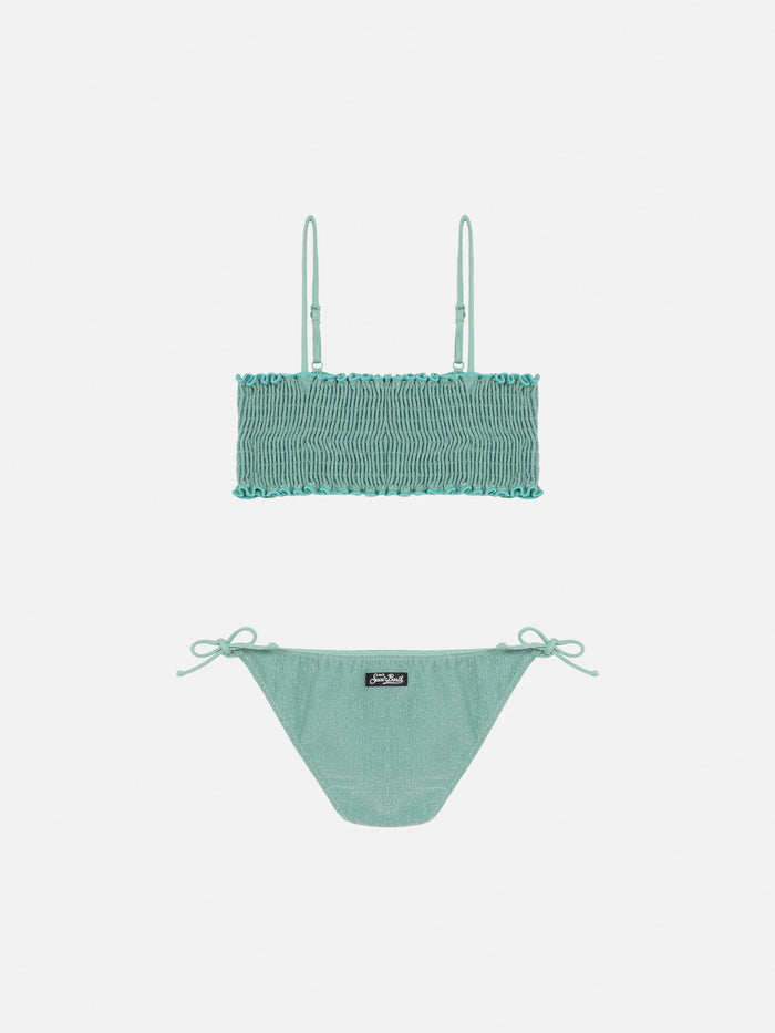 Tilly Lurex Bikini With Smocked Point Embroidery __single__