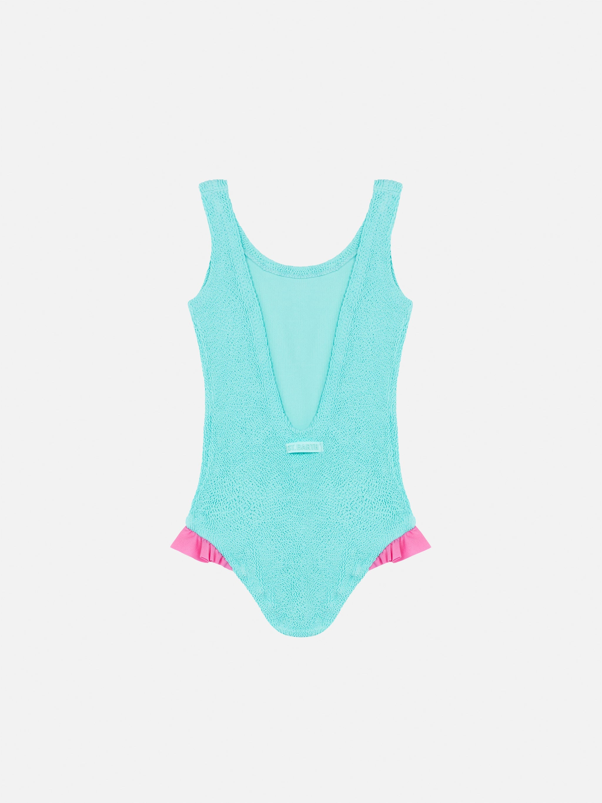 Tiana Water Green Crinckle One-Piece Swimsuit One Piece