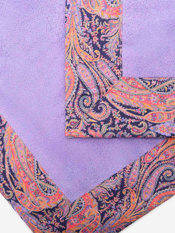 Lilac Towel With Paisley Frames | Made Liberty Fabric __single__