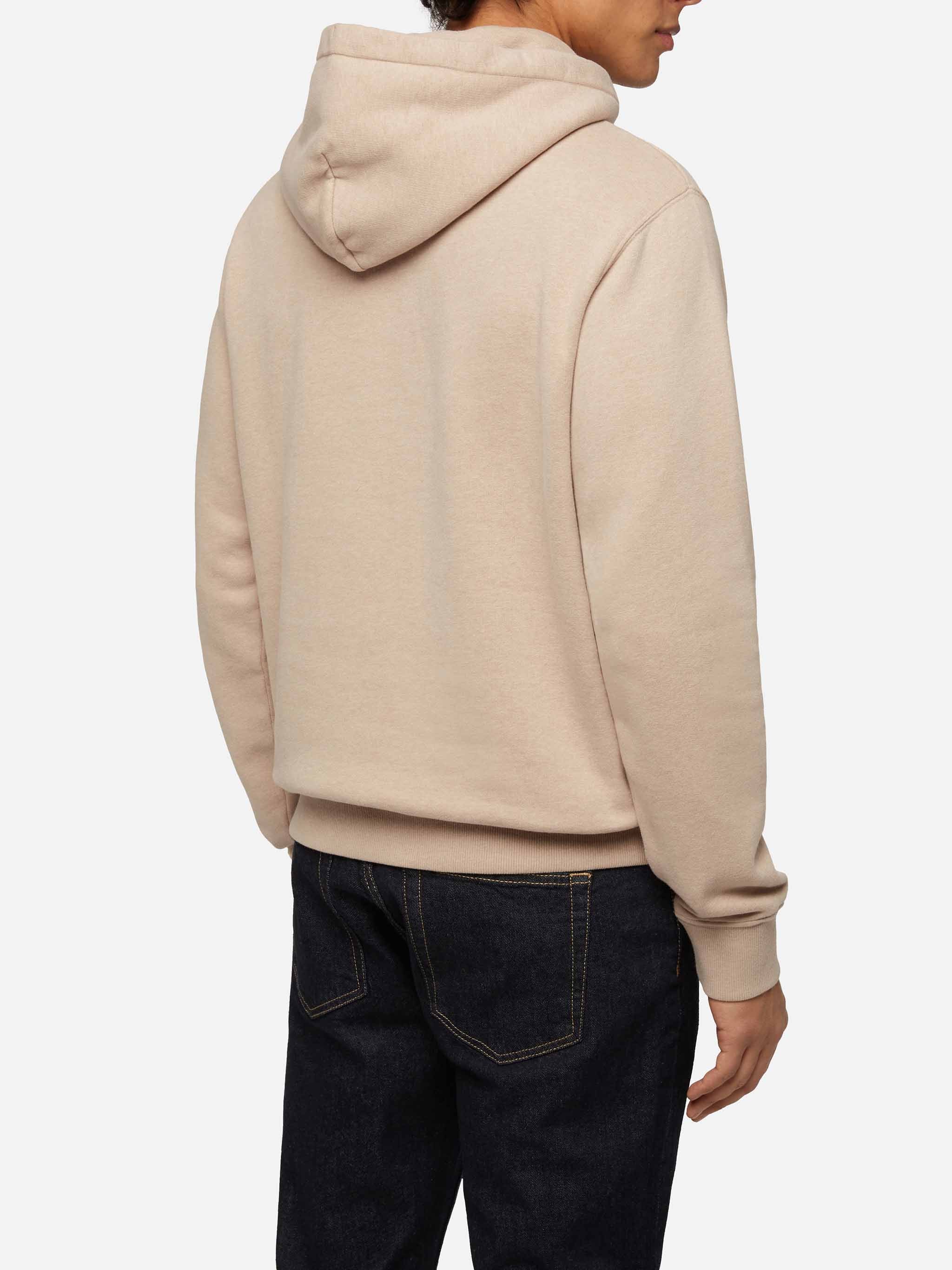Mélange Beige Sweatshirt Tribeca With St. Barth Embroidery White