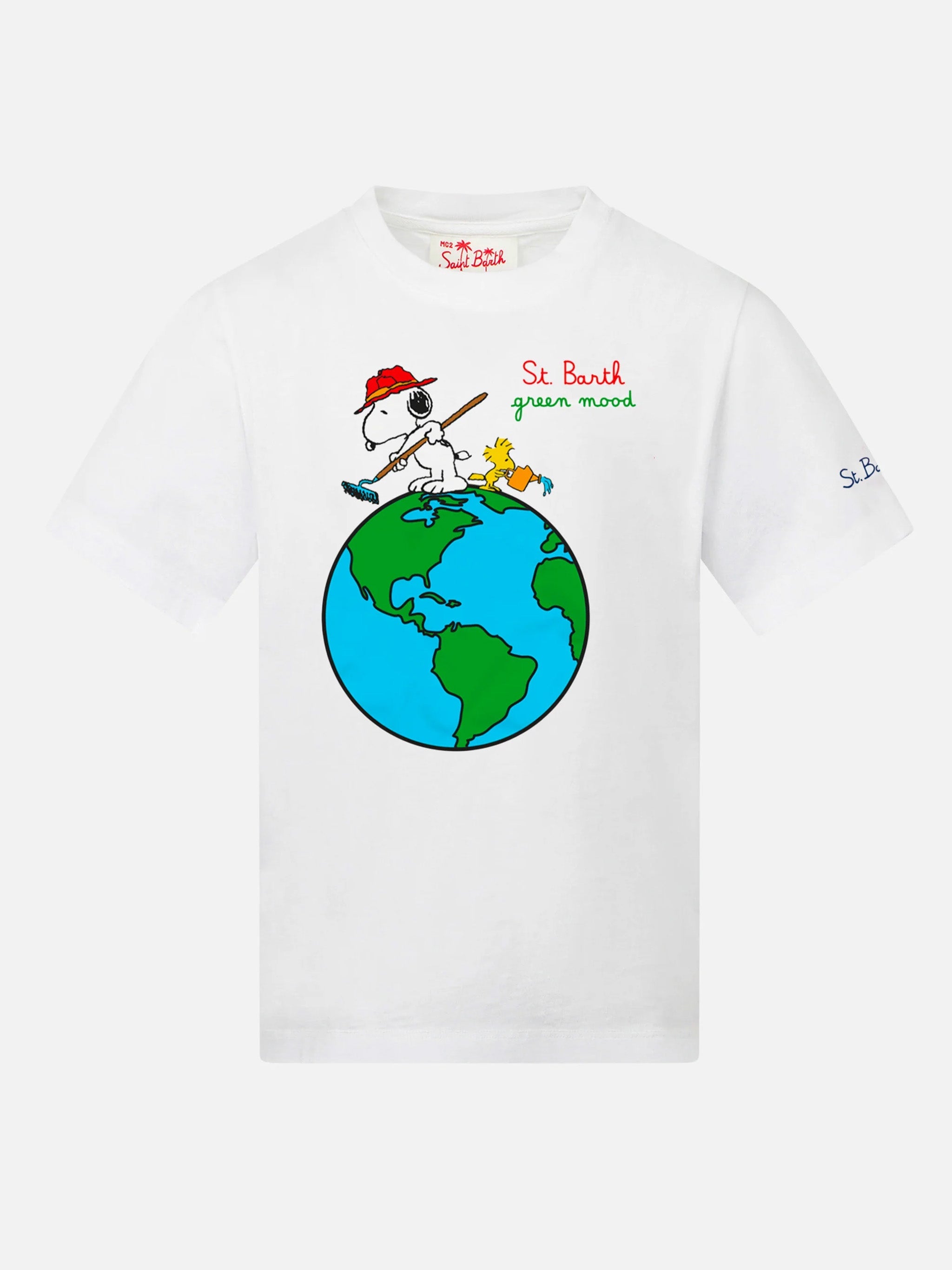 Boy Cotton T-Shirt With Snoopy Print | - Peanuts™ Special Edition White