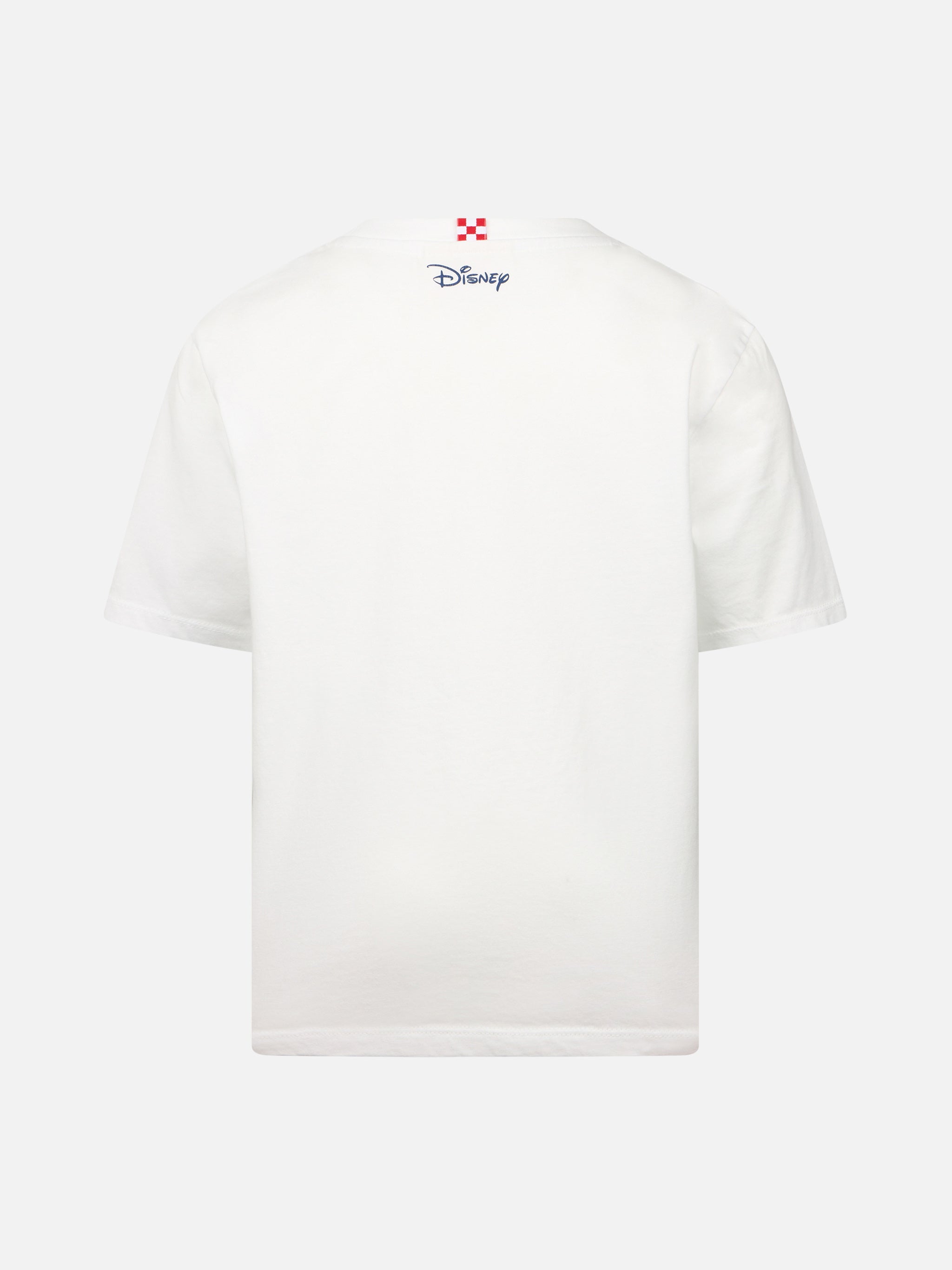 Boy Cotton T-Shirt With Mickey Mouse Print And Embroidery | Disney Special Edition White