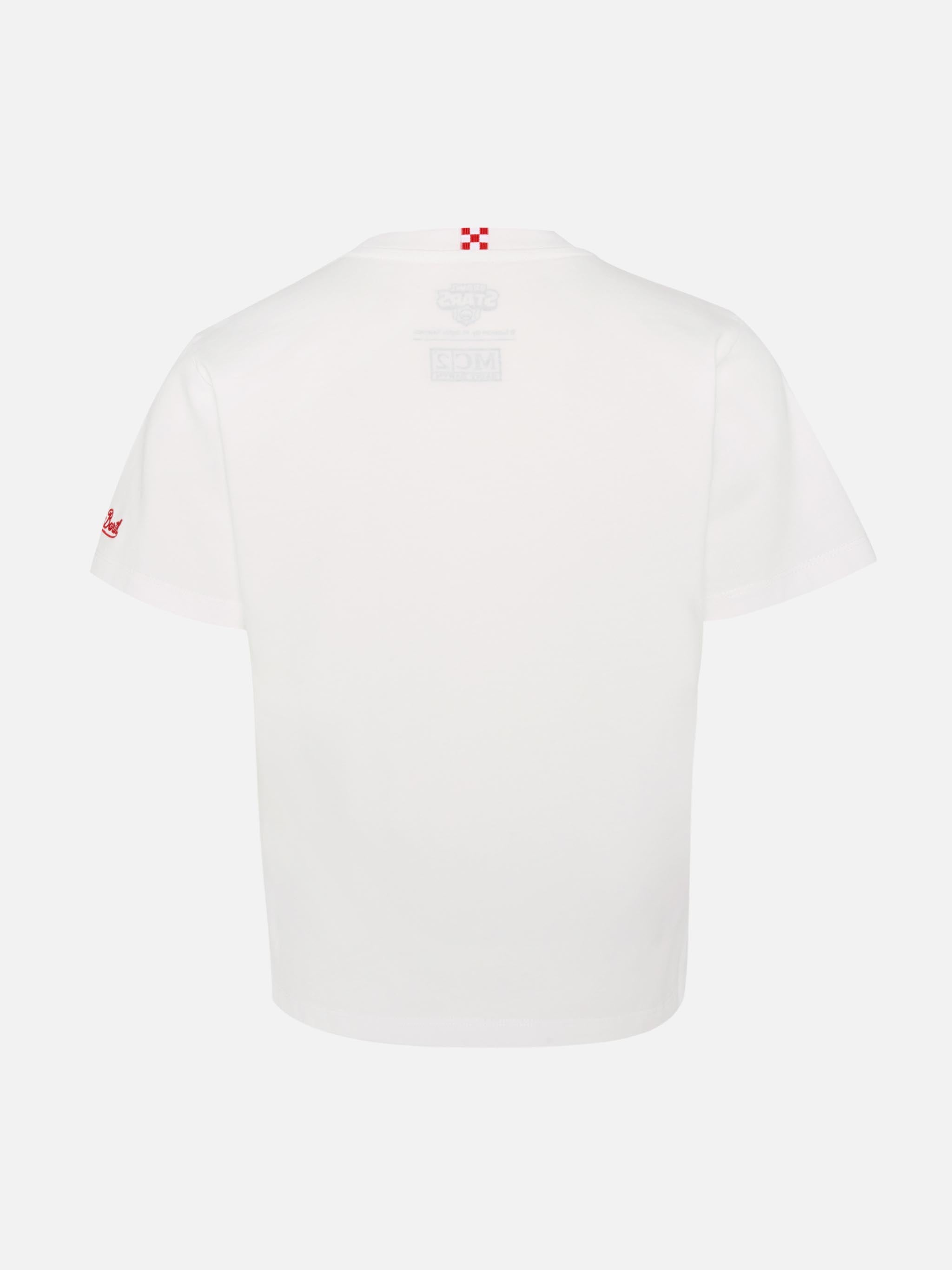 Cotton T-Shirt With Brawl Stars Print | Special Edition White