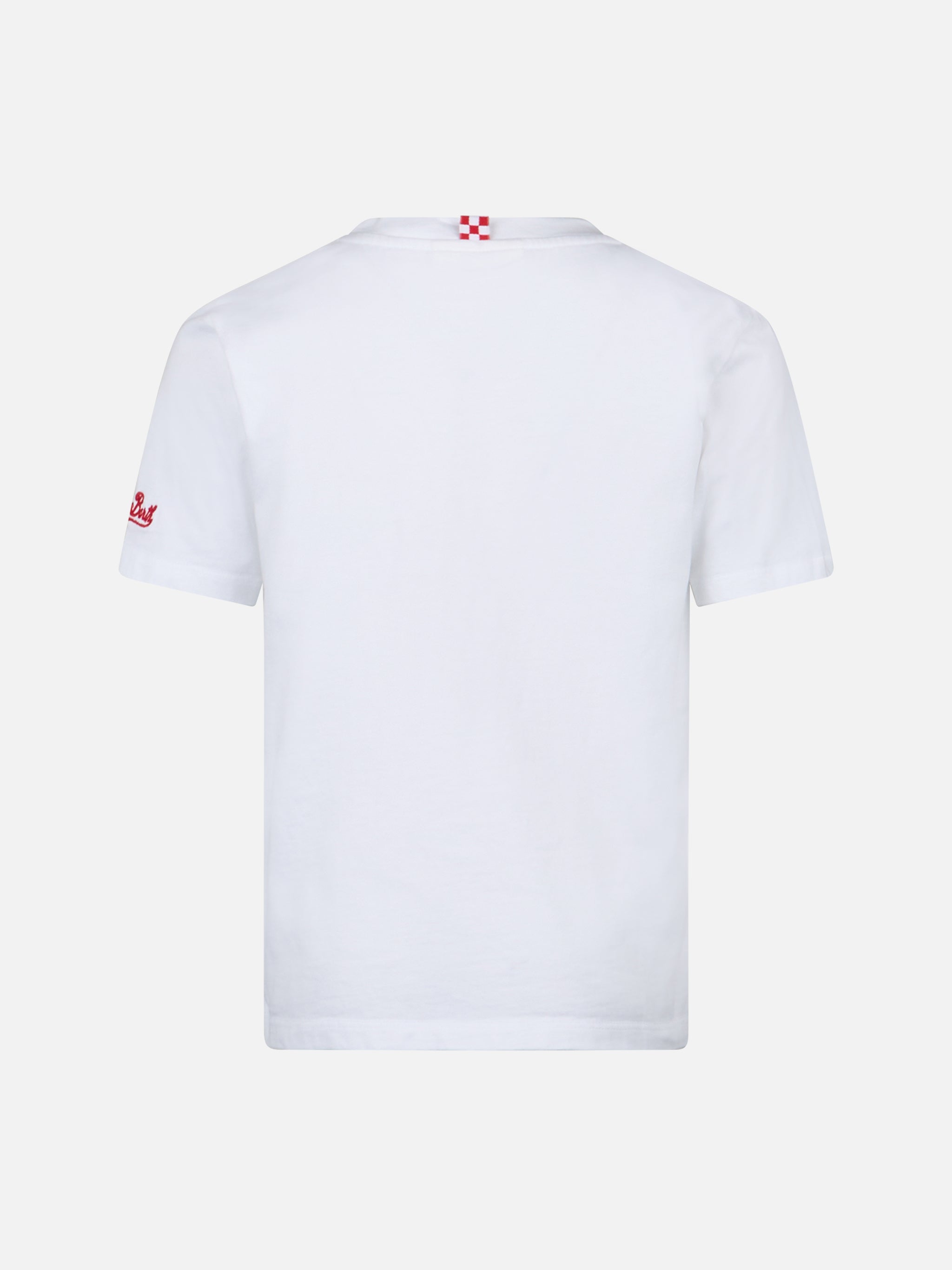 Boy Cotton T-Shirt With Captain America Print | Marvel Special Edition White