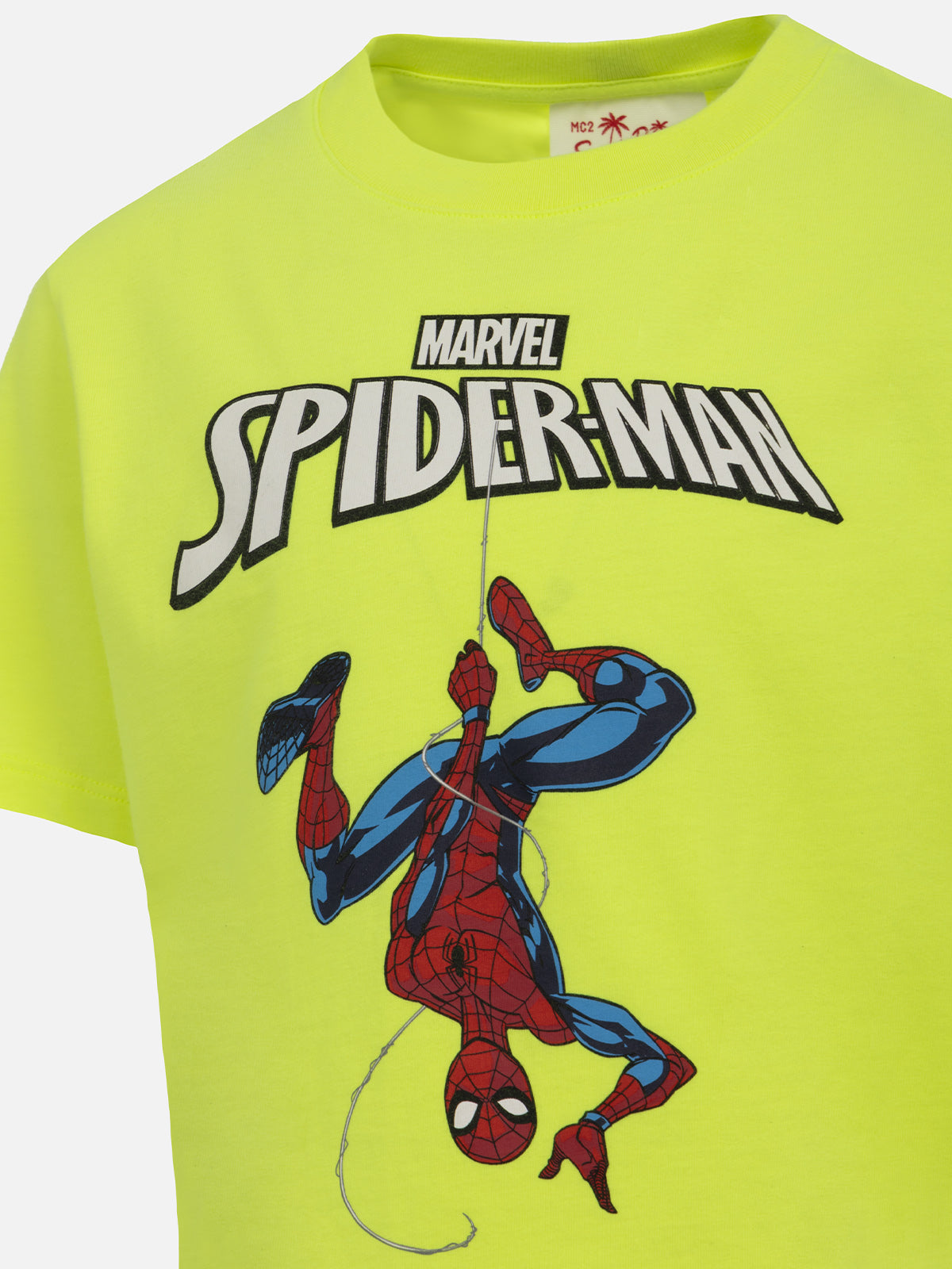 Boy Cotton T-Shirt With Spider-Boy Print | Marvel Special Edition Yellow