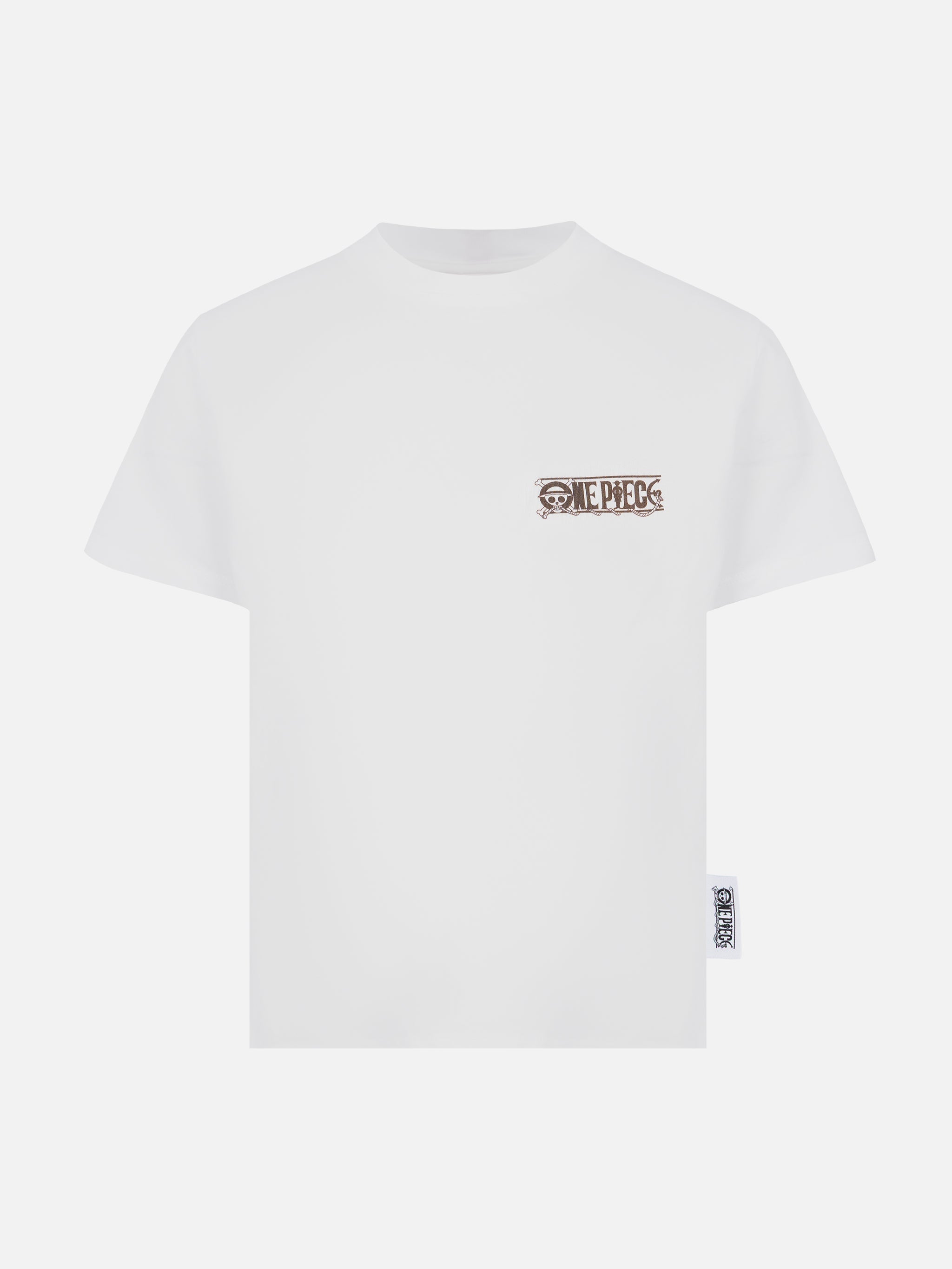 Cotton T-Shirt With One Piece Print | Special Edition White