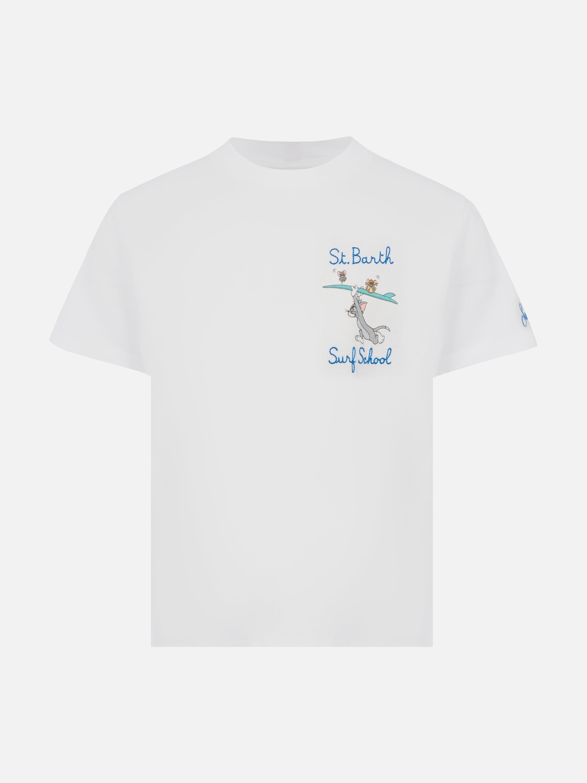 Cotton T-Shirt With Tom & Jerry Print | Warner Bros Special Edition White
