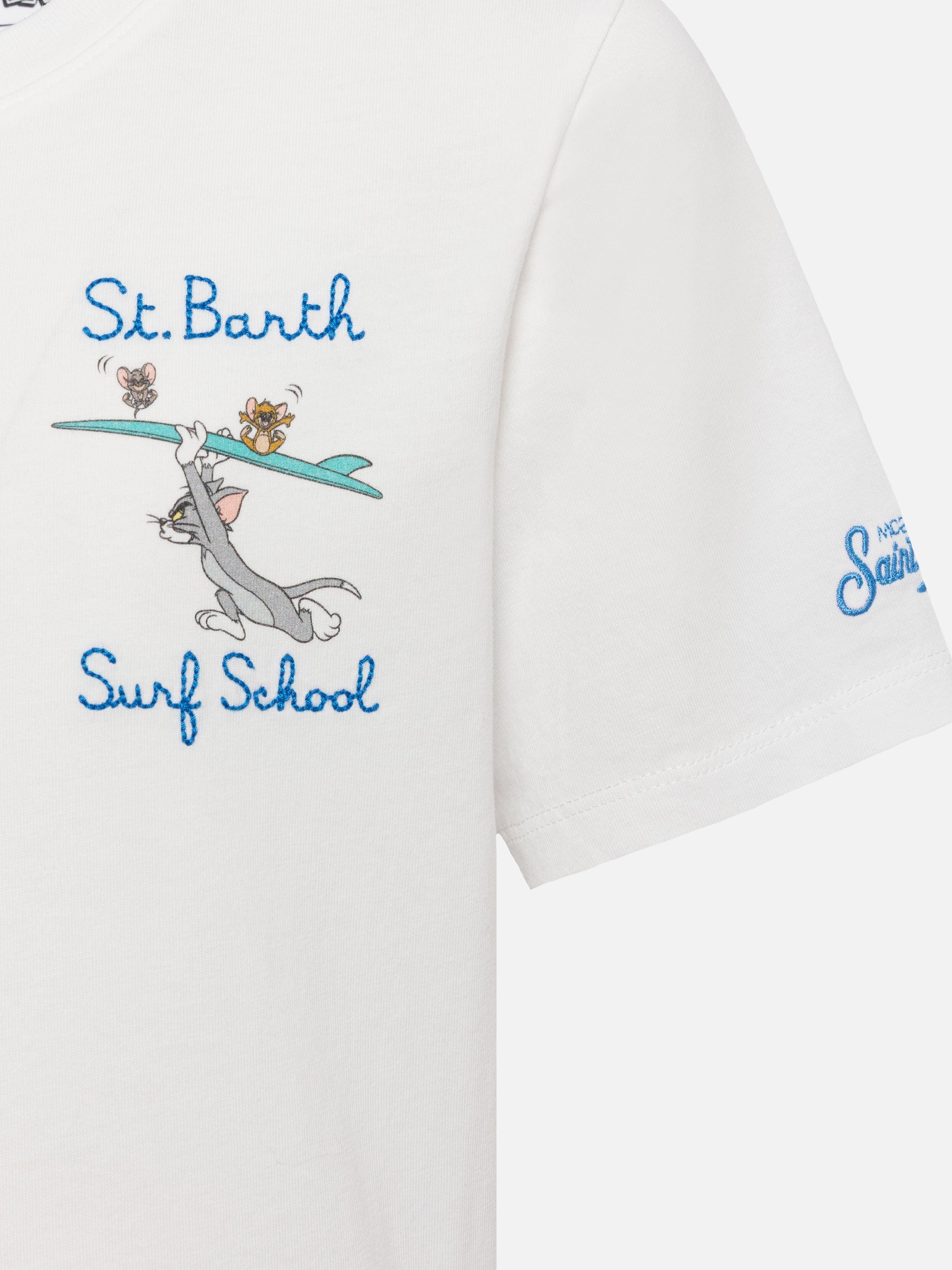 Cotton T-Shirt With Tom & Jerry Print | Warner Bros Special Edition White