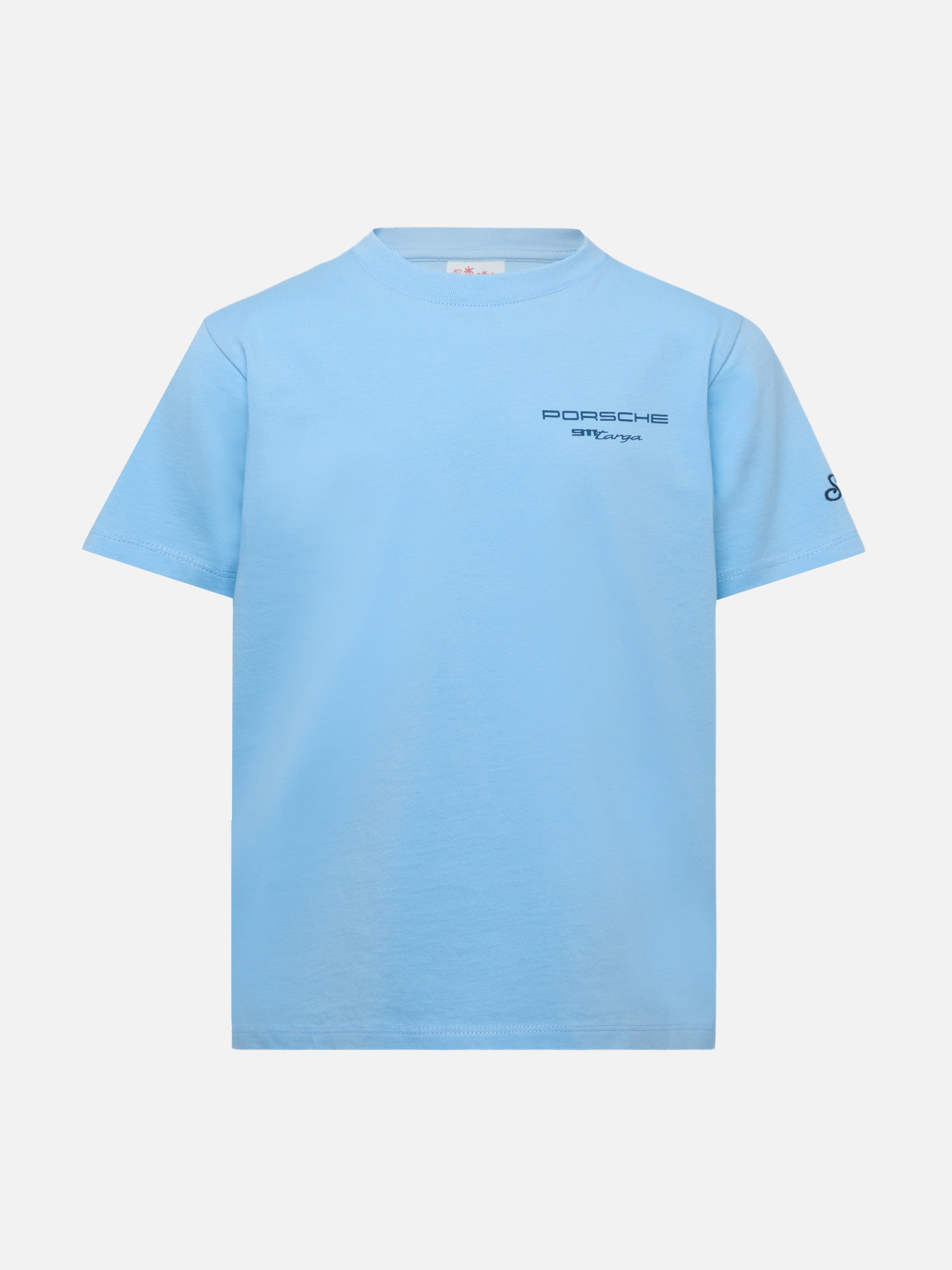 Cotton T-Shirt With Porsche Carrera Print | Special Edition Blue