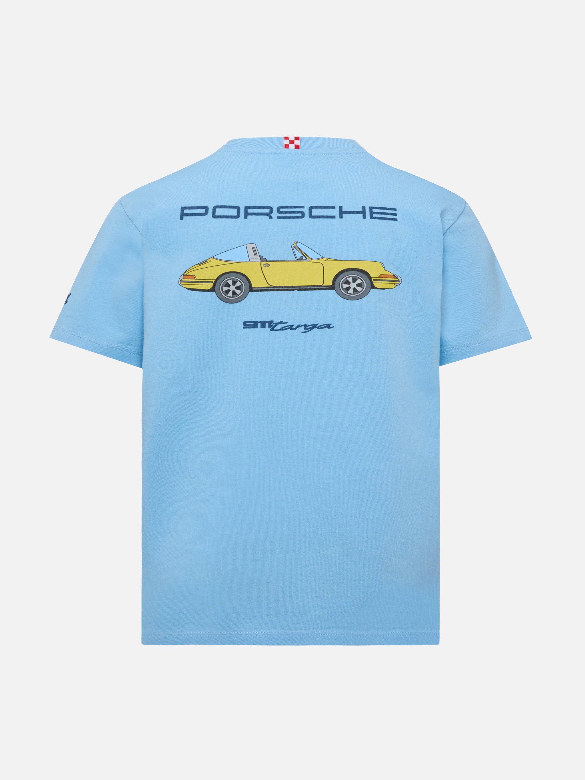 Cotton T-Shirt With Porsche Carrera Print | Special Edition Blue