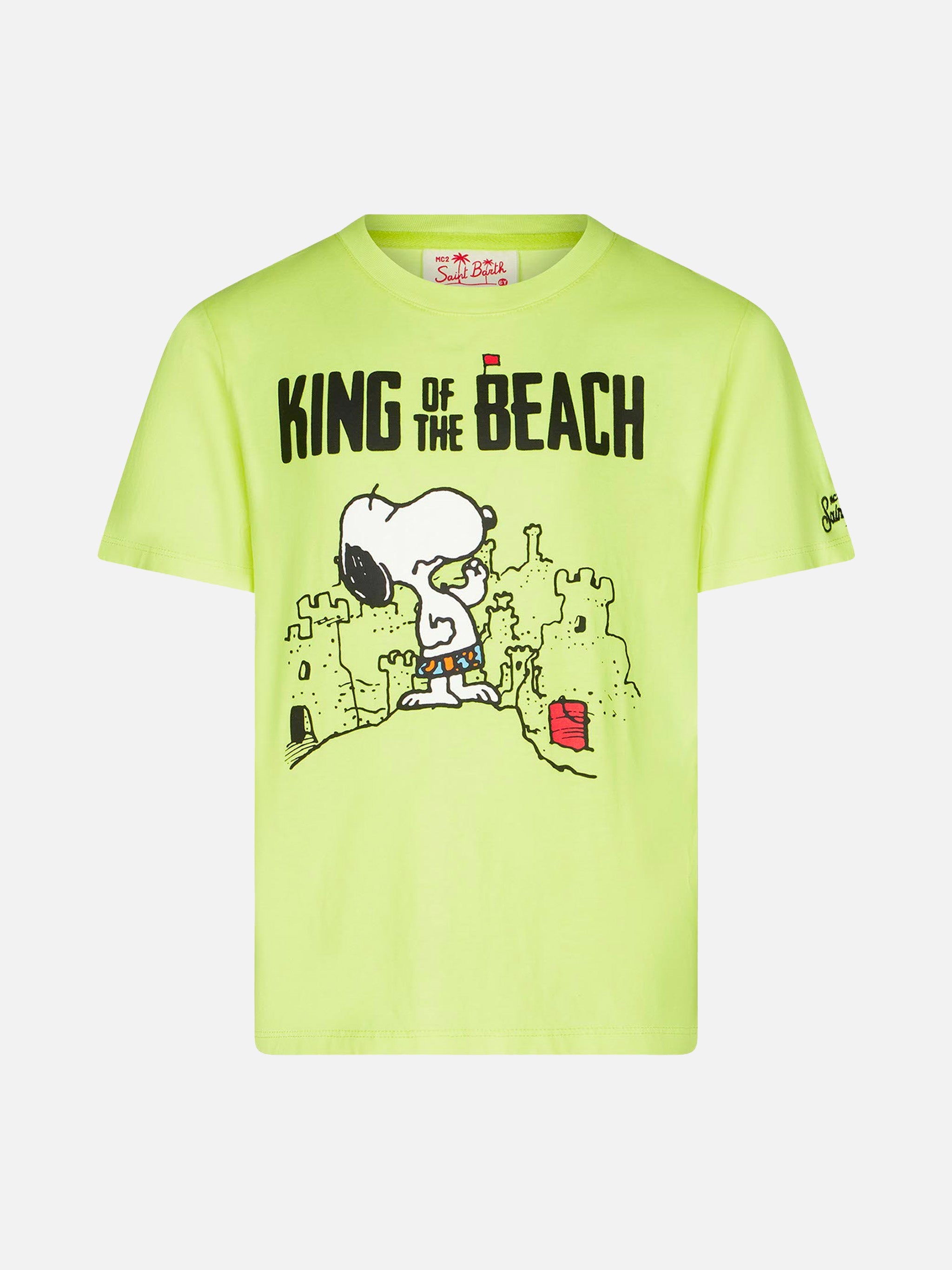 Boy Cotton T-Shirt With Snoopy Print | Peanuts® Special Edition Yellow
