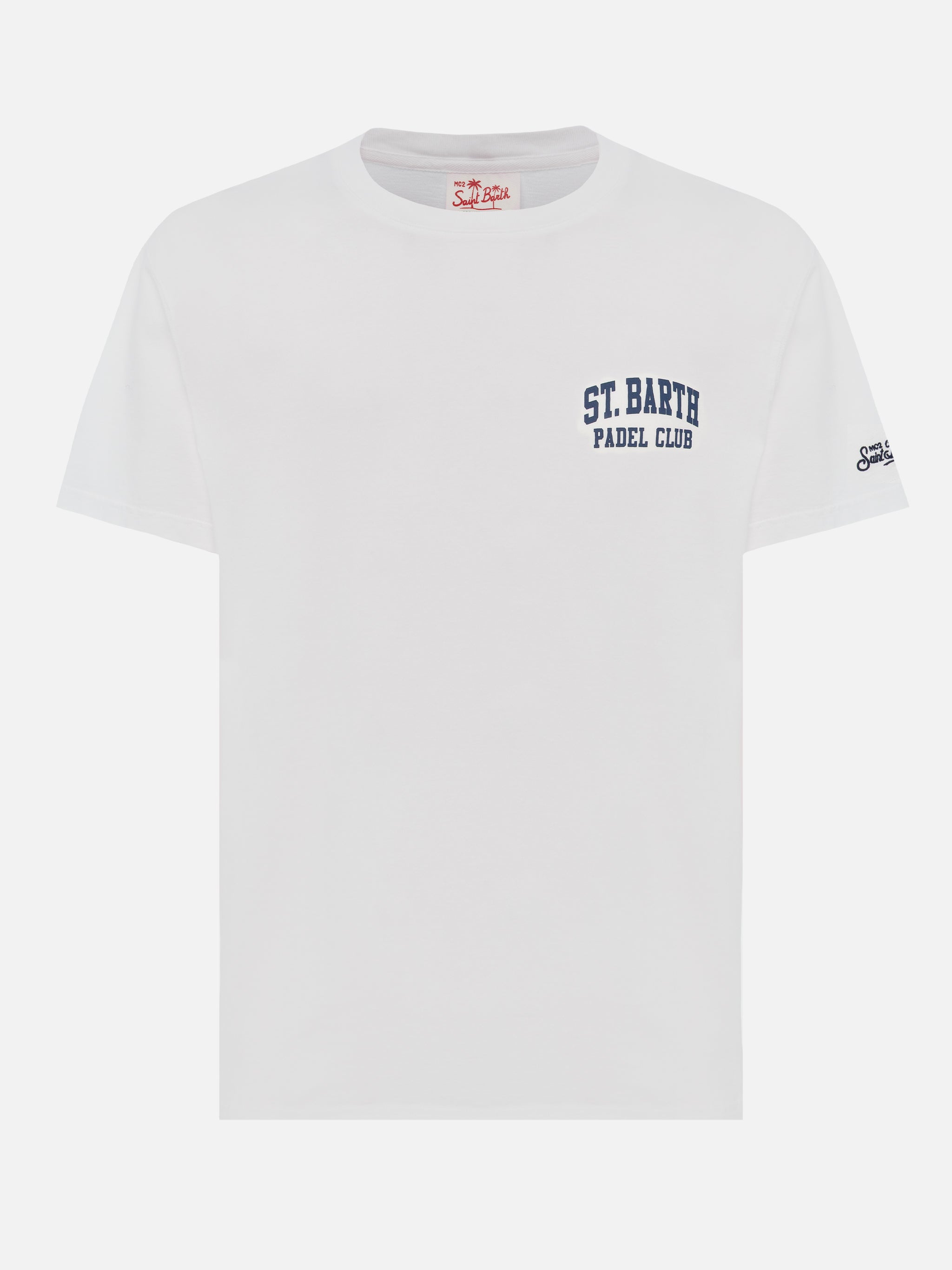 Cotton T-Shirt With Snoopy Padel Club Print | Peanuts® Special Edition White