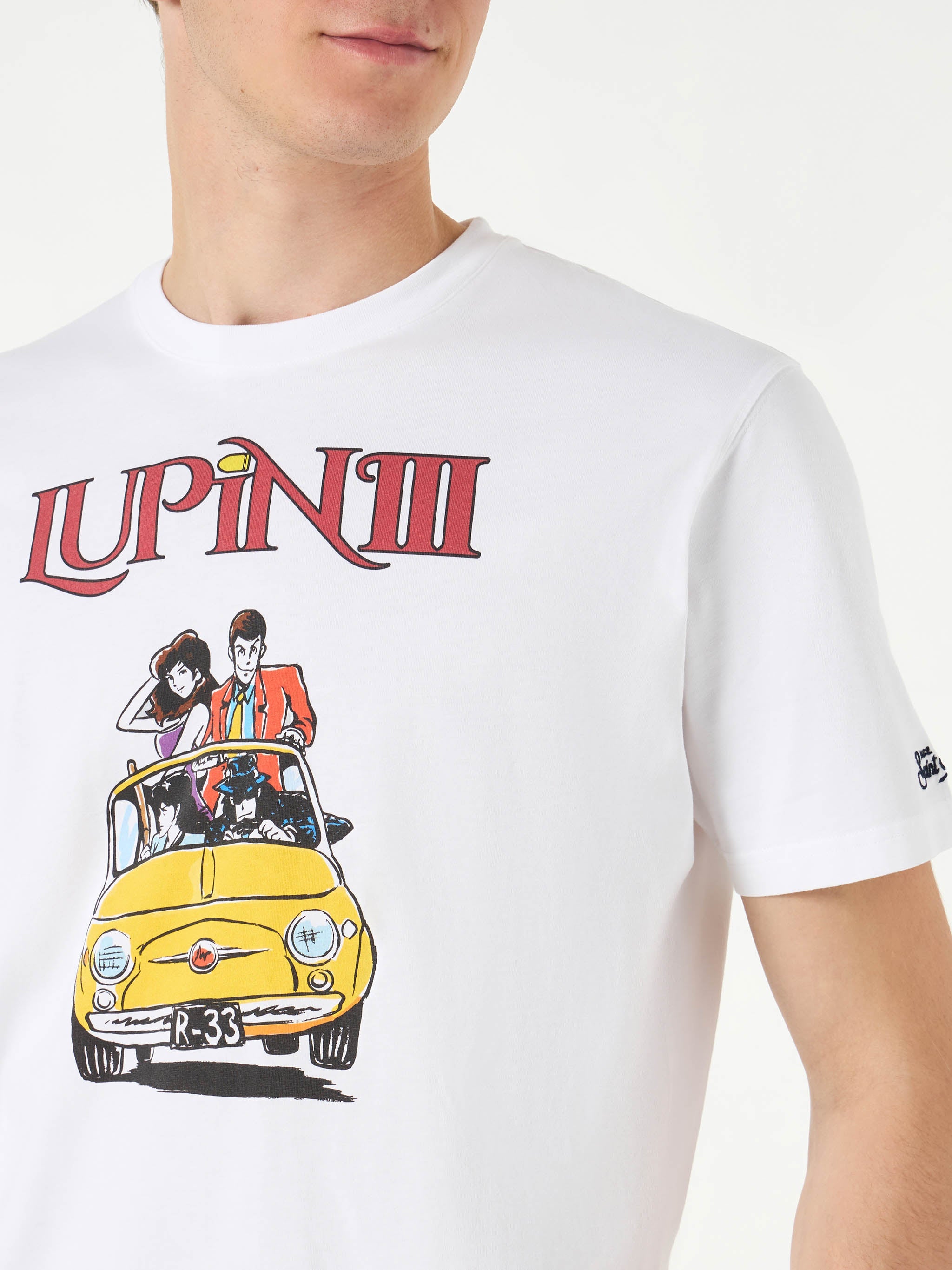 Cotton T-Shirt With Lupin Iii Print | Special Edition White