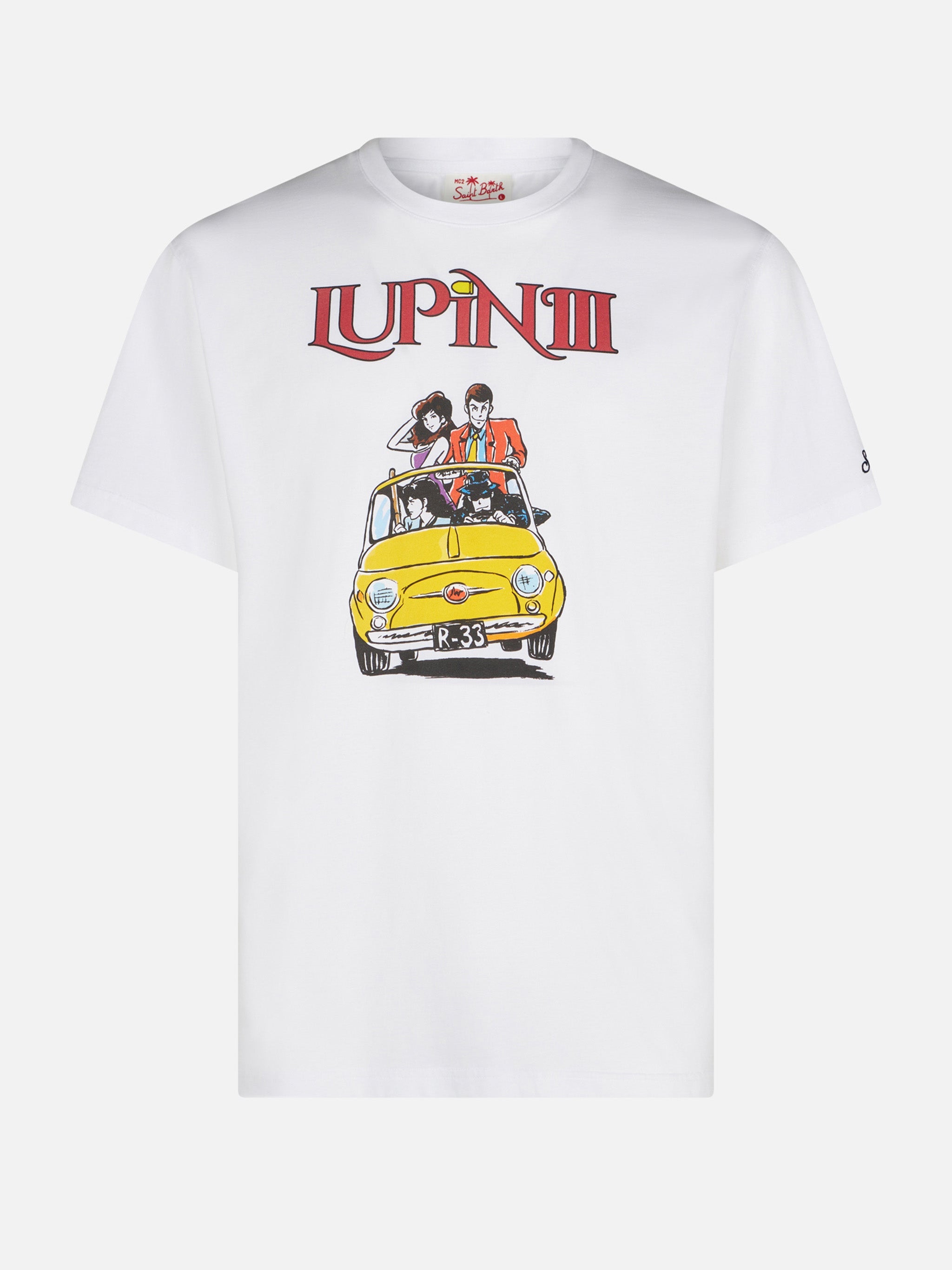 Cotton T-Shirt With Lupin Iii Print | Special Edition White