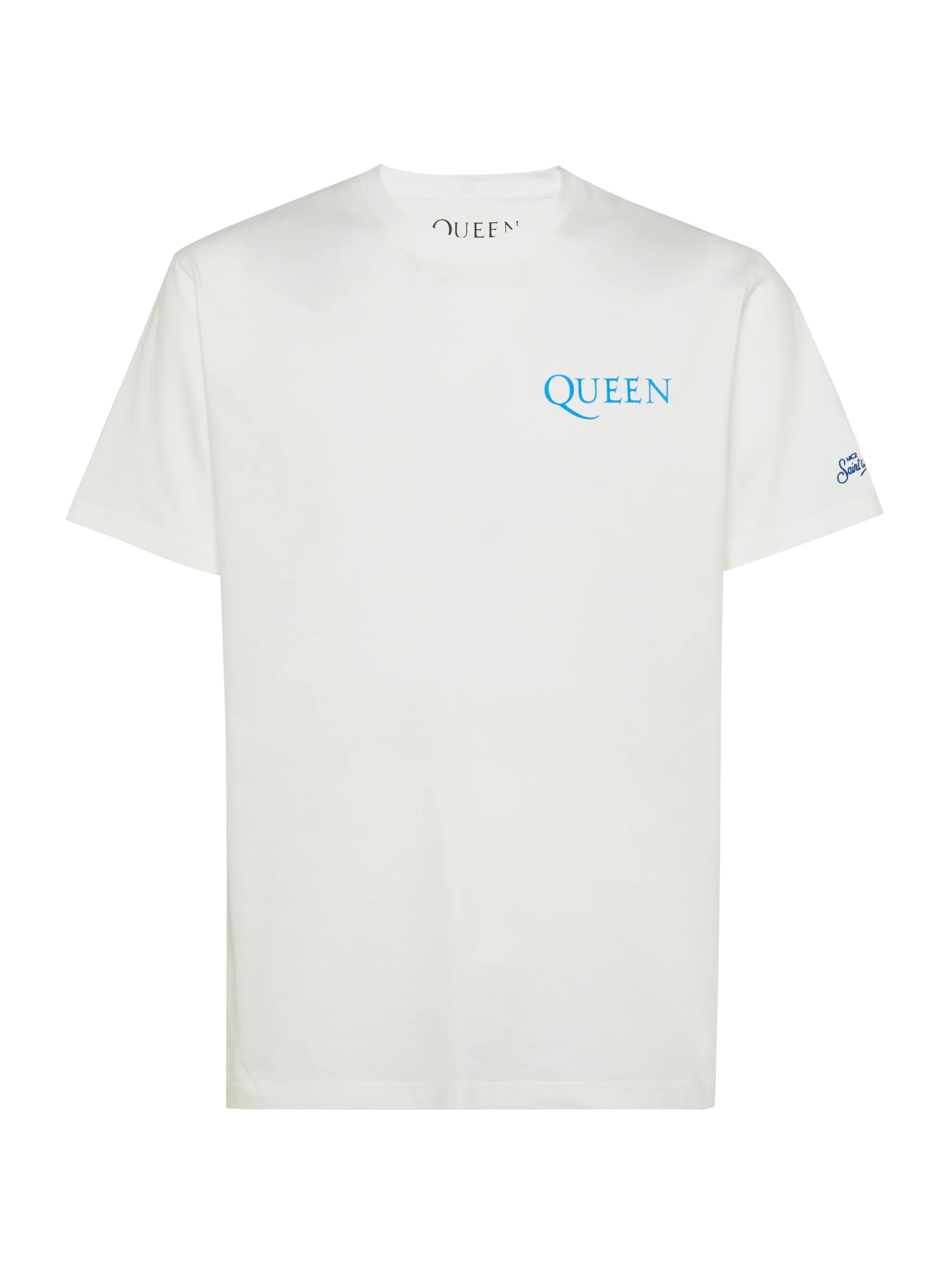 Cotton T-Shirt With Queen Logo Print | Special Edition White