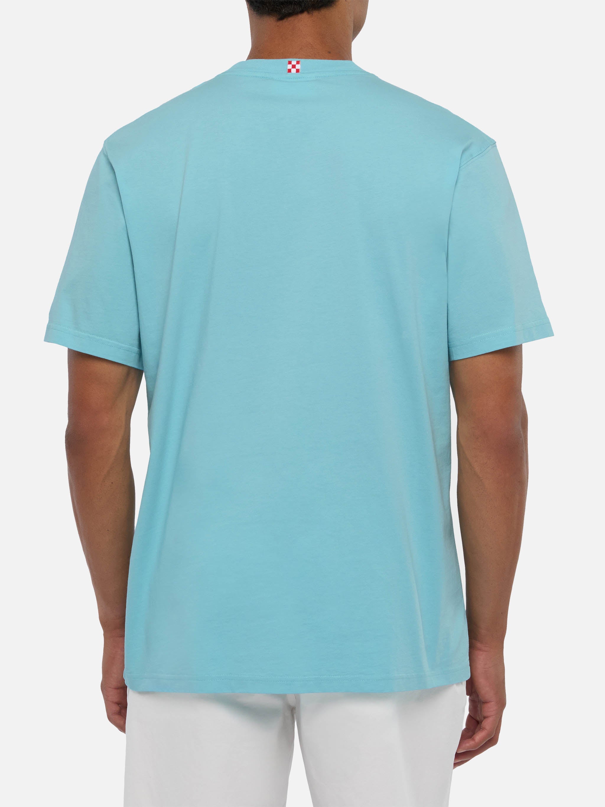 Cotton T-Shirt With Lodola Scooter Print | Marco Special Edition Green