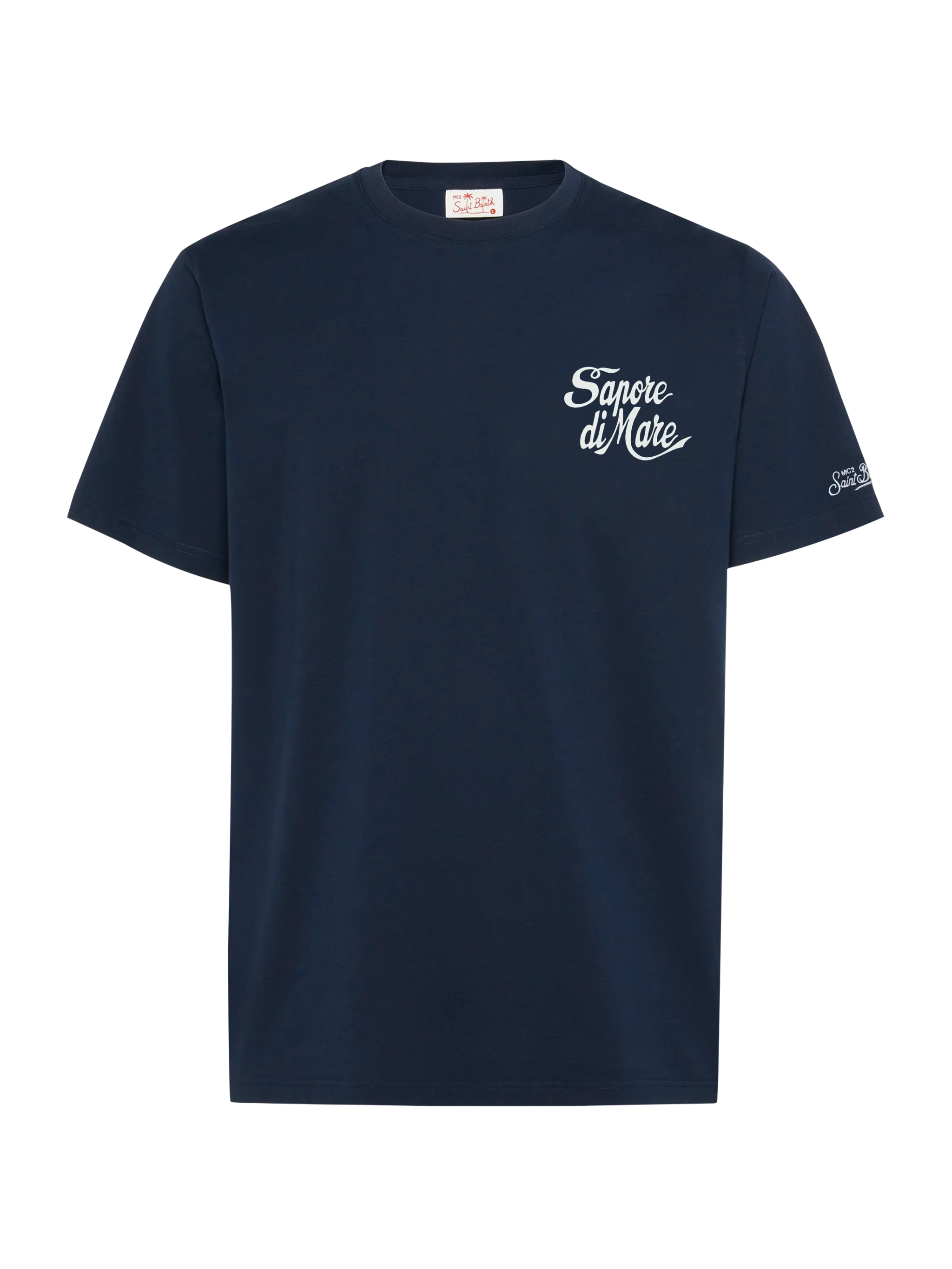 Cotton T-Shirt With Forte Dei Marmi 83 Print | Sapore Di Mare Special Edition Blue