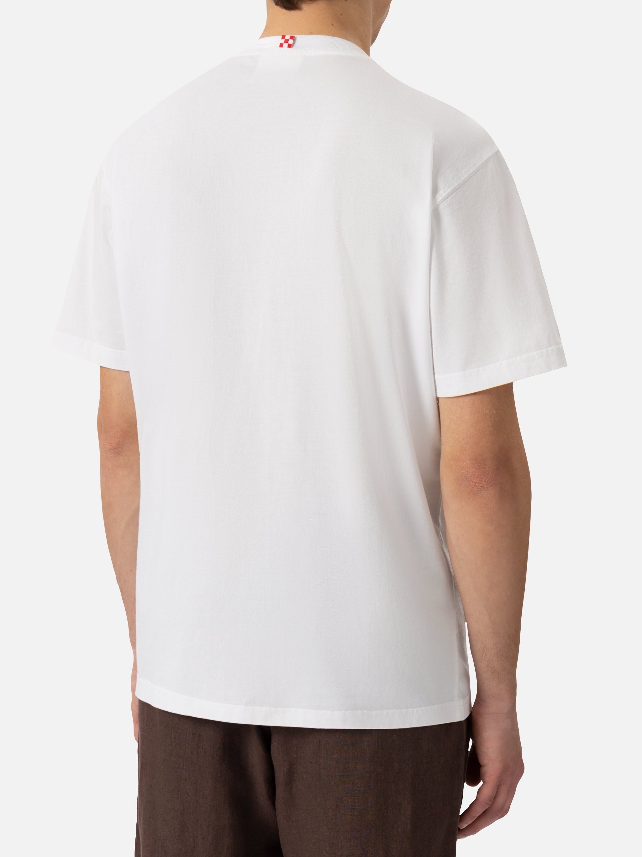Cotton T-Shirt With Forte Dei Marmi 83 Print | Sapore Di Mare Special Edition White
