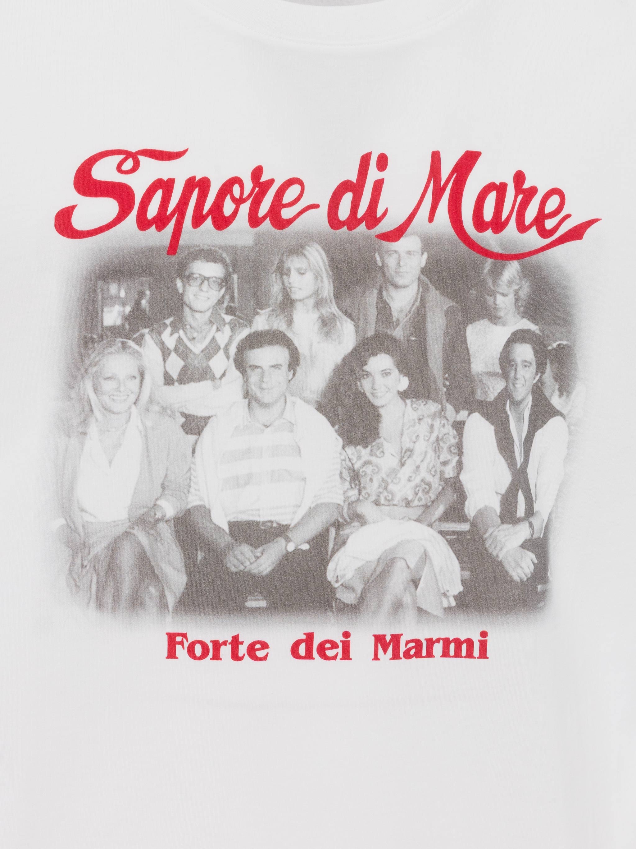 Cotton T-Shirt With Forte Dei Marmi 83 Print | Sapore Di Mare Special Edition White