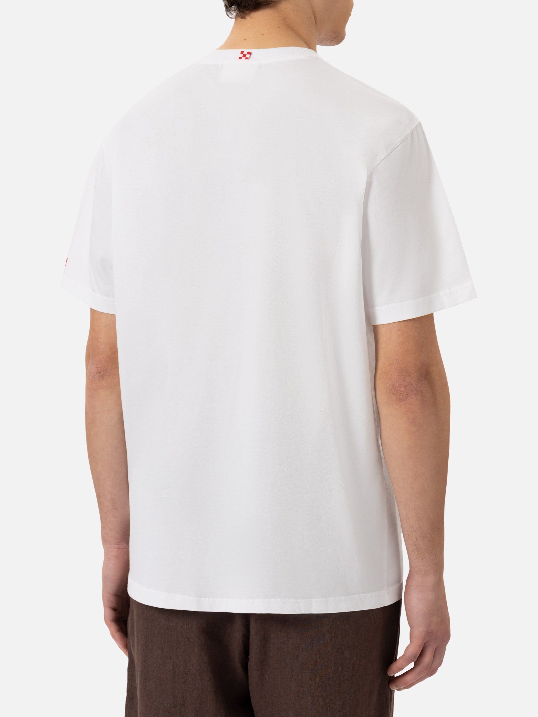 Cotton T-Shirt With Forte Dei Marmi 83 Print |sapore Di Mare Special Edition White