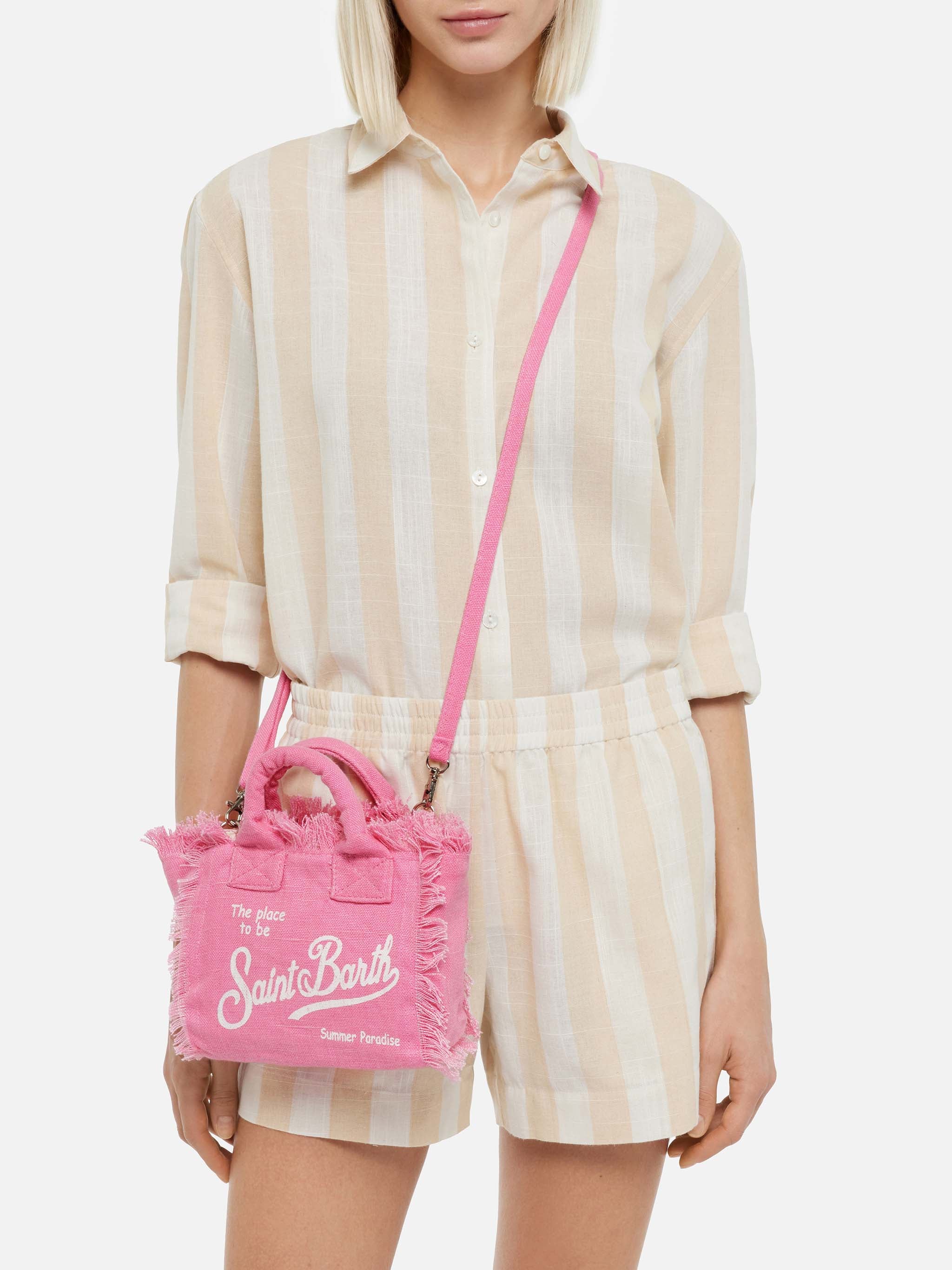 Mini Vanity Pink Bag Linen