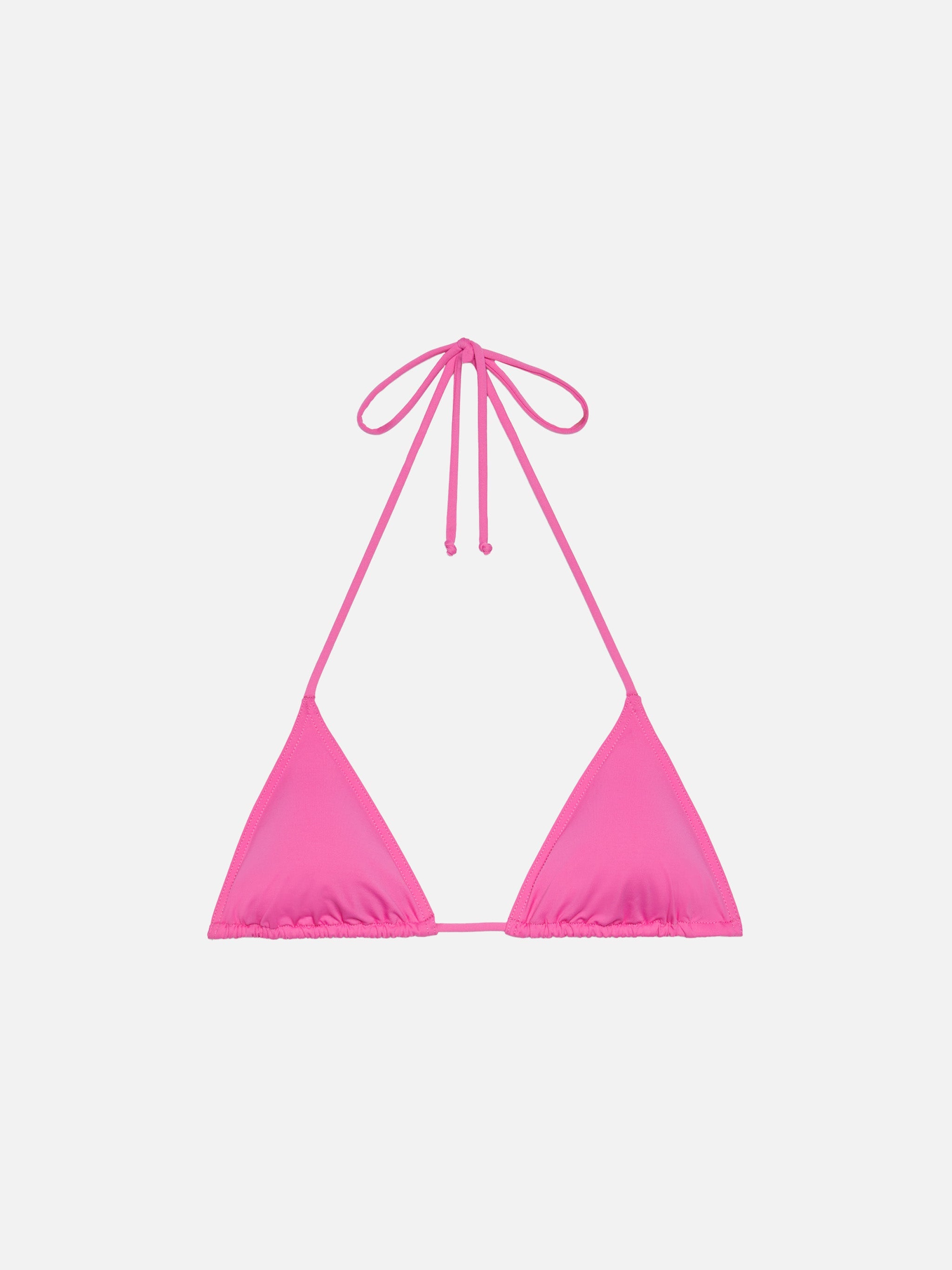 Leah Fuchsia Triangle Top Swimsuit Pink