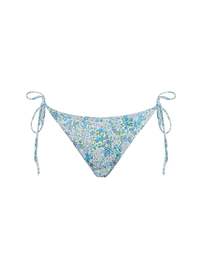 Floral Virgo Classic Swim Briefs | Special Edition White Bottom