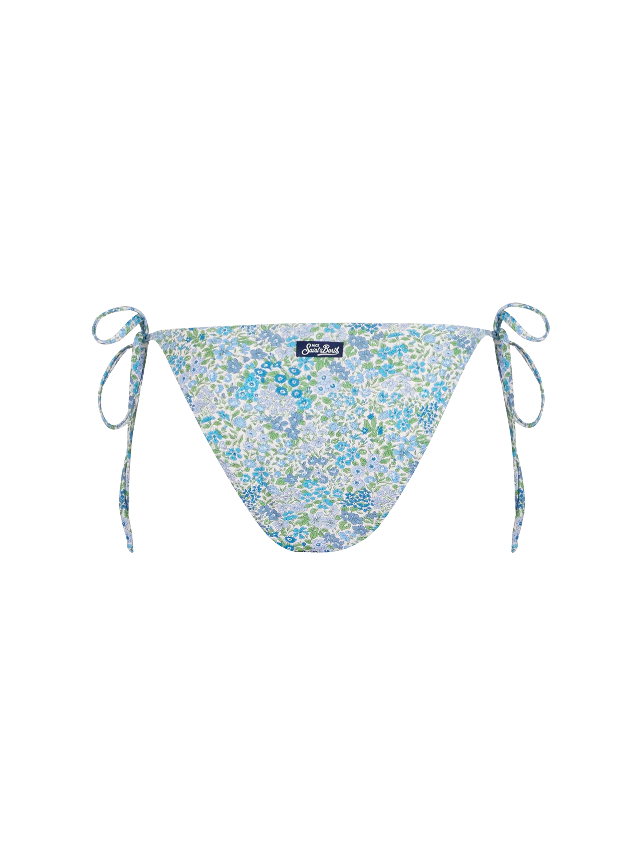Floral Virgo Classic Swim Briefs | Special Edition White Bottom