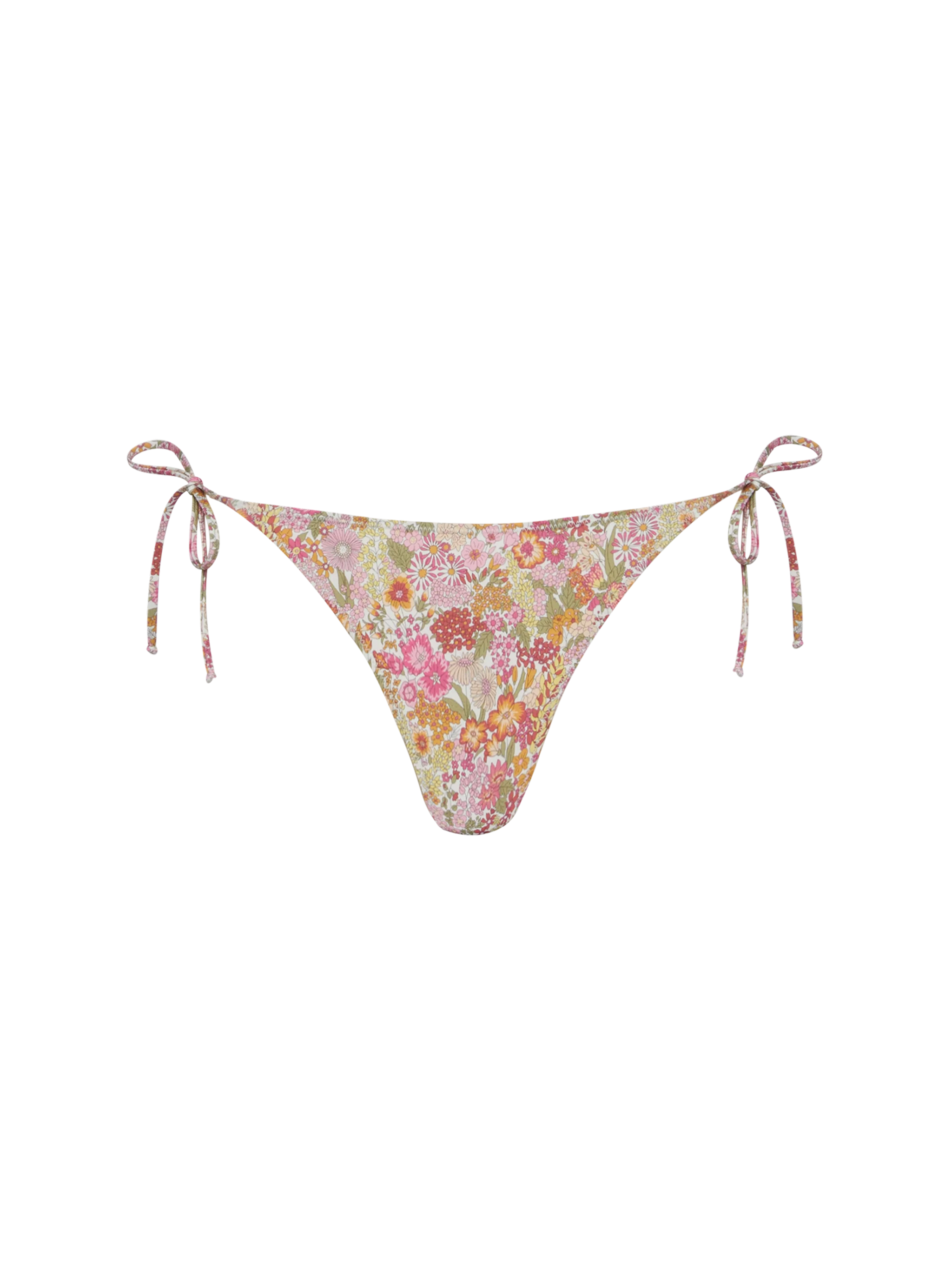 Virgo Classic Swim Briefs With Margaret Annie Print | Made Liberty Fabric Green Bottom