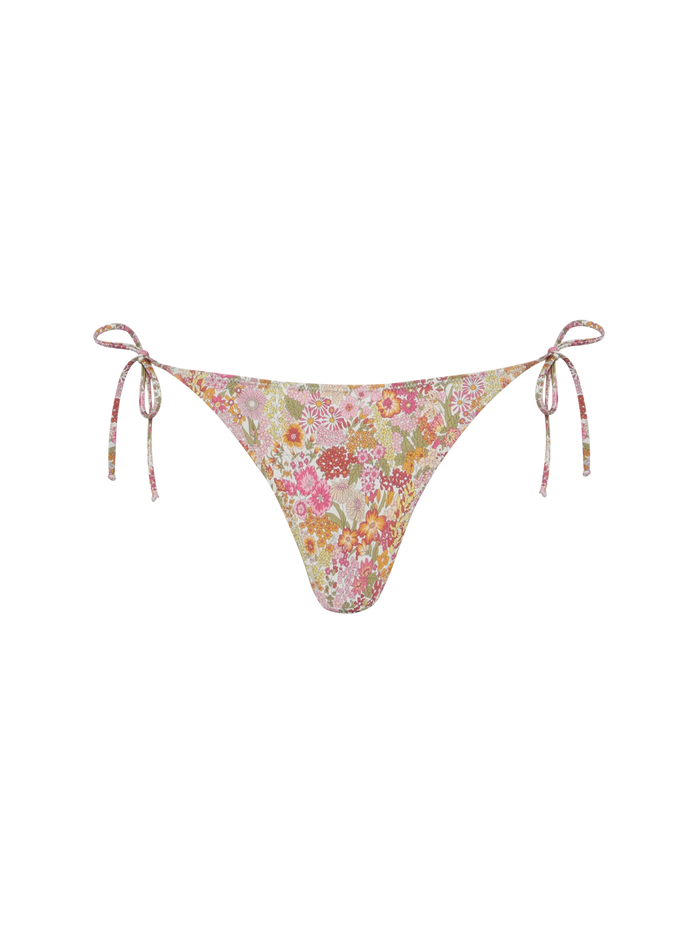 Virgo Classic Swim Briefs With Margaret Annie Print | Made Liberty Fabric Green Bottom