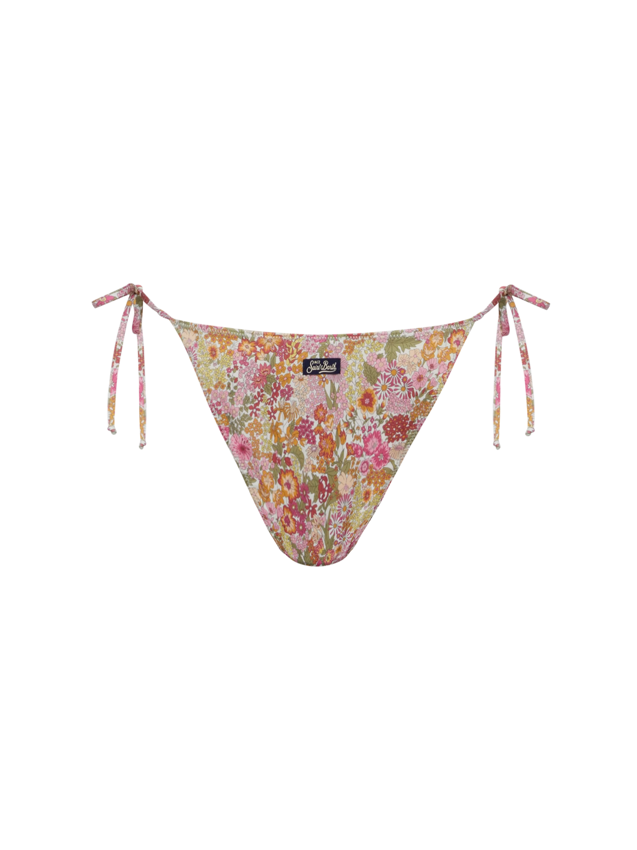 Virgo Classic Swim Briefs With Margaret Annie Print | Made Liberty Fabric Green Bottom