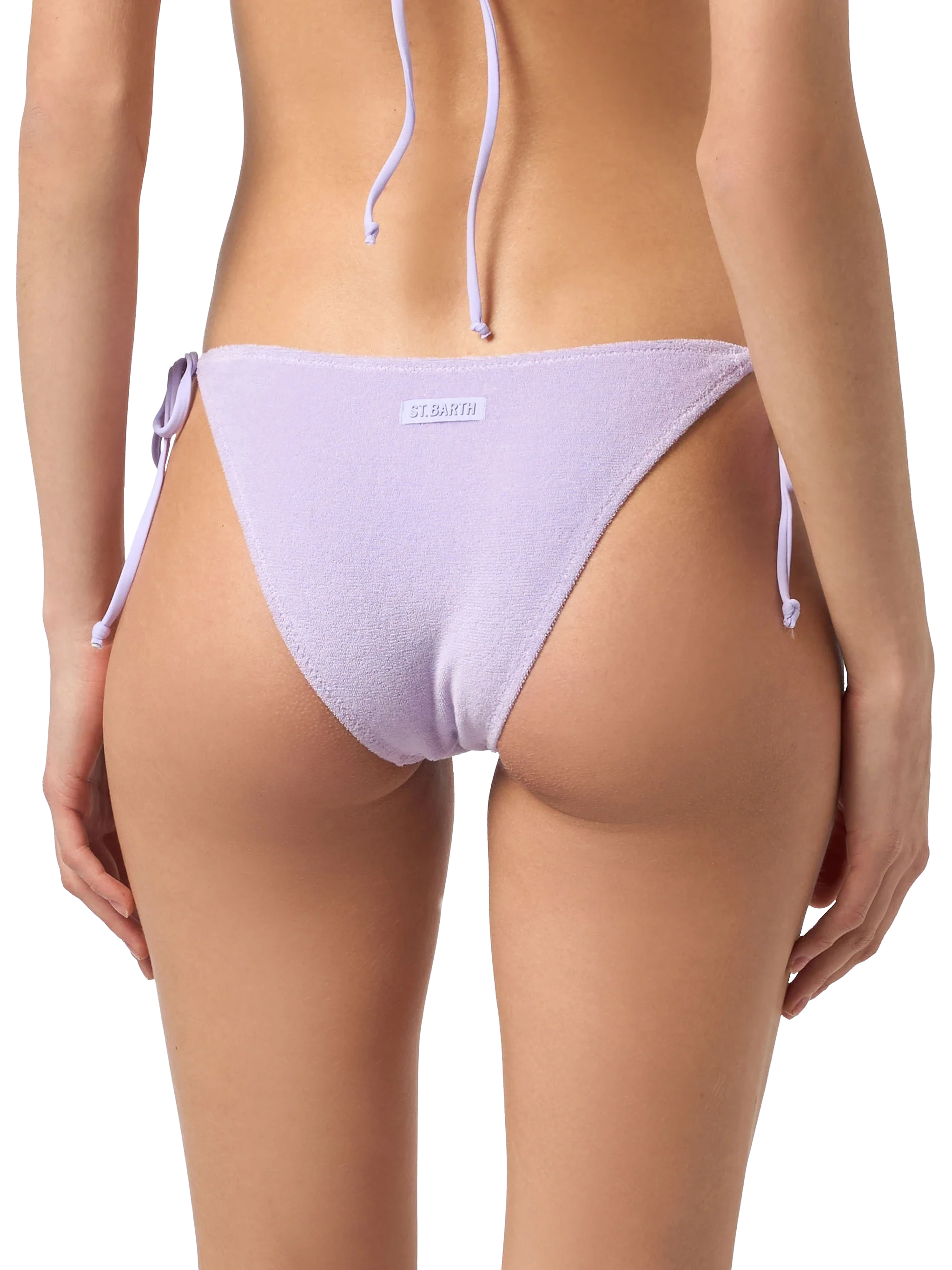 Terry Virgo Swim Briefs Pink Bottom