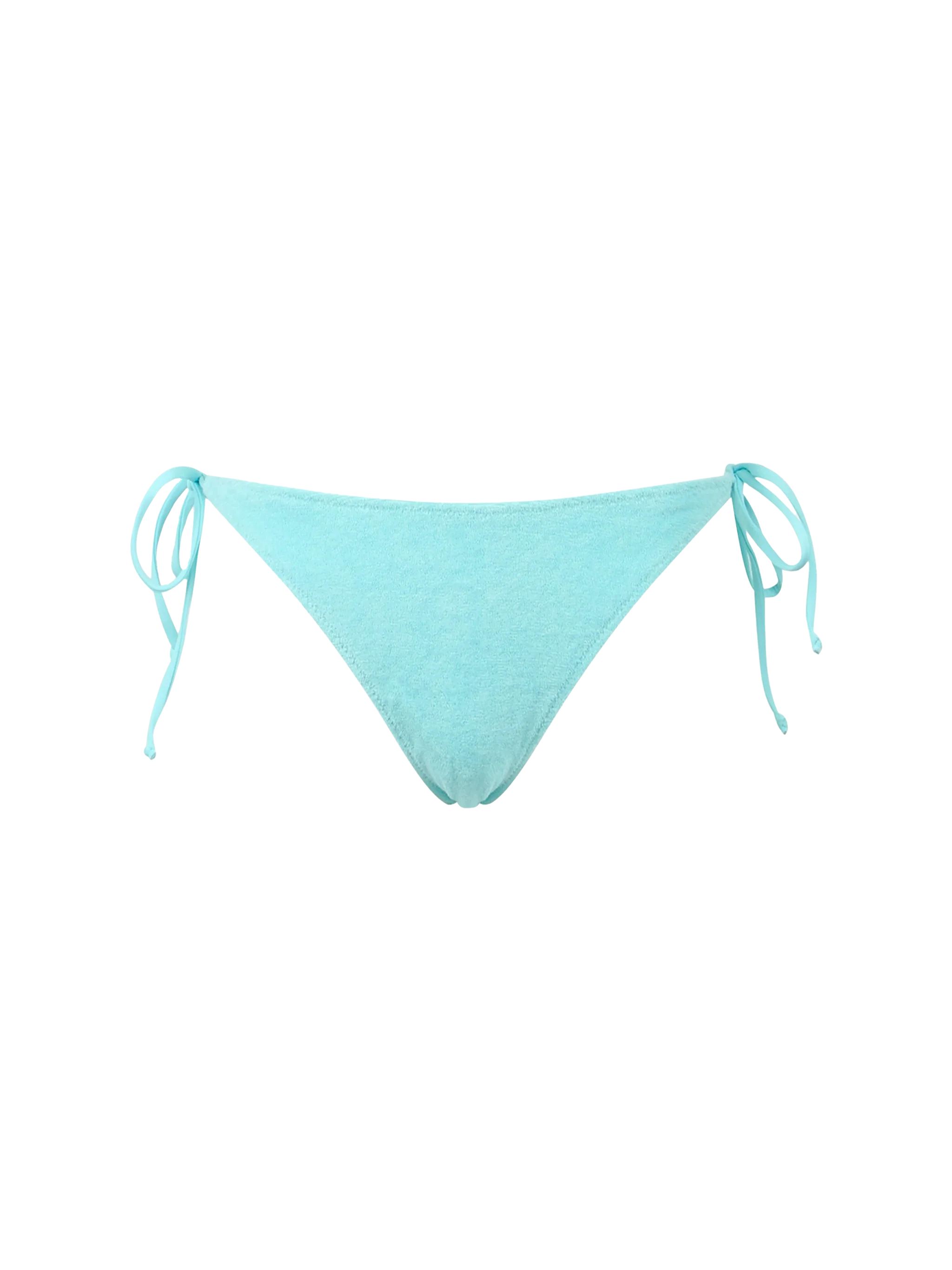 Virgo Terry Effect Bikini Briefs Green Bottom