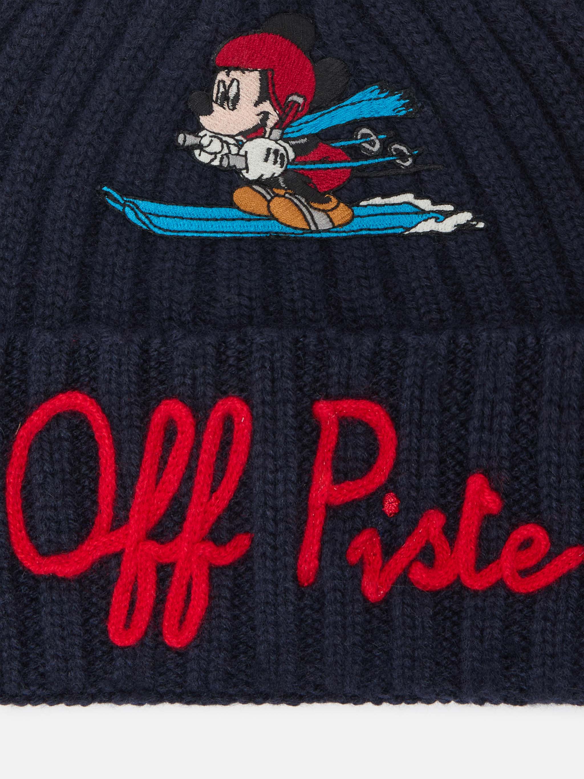 Wengen Jr Beanie With Mickey Mouse Patch And Embroidery | Disney Special Edition Blue Hat