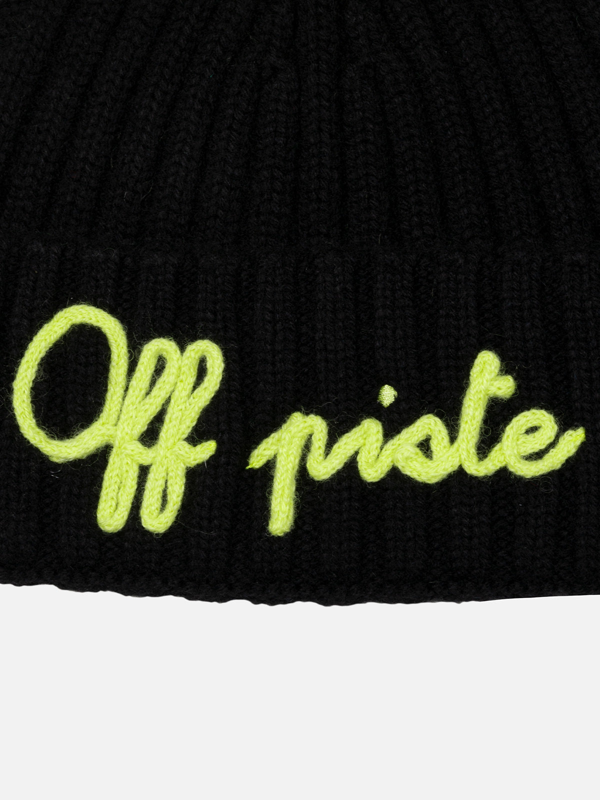 Boy Blue Hat Wengen With Pompon And Embroidery Off Piste Black