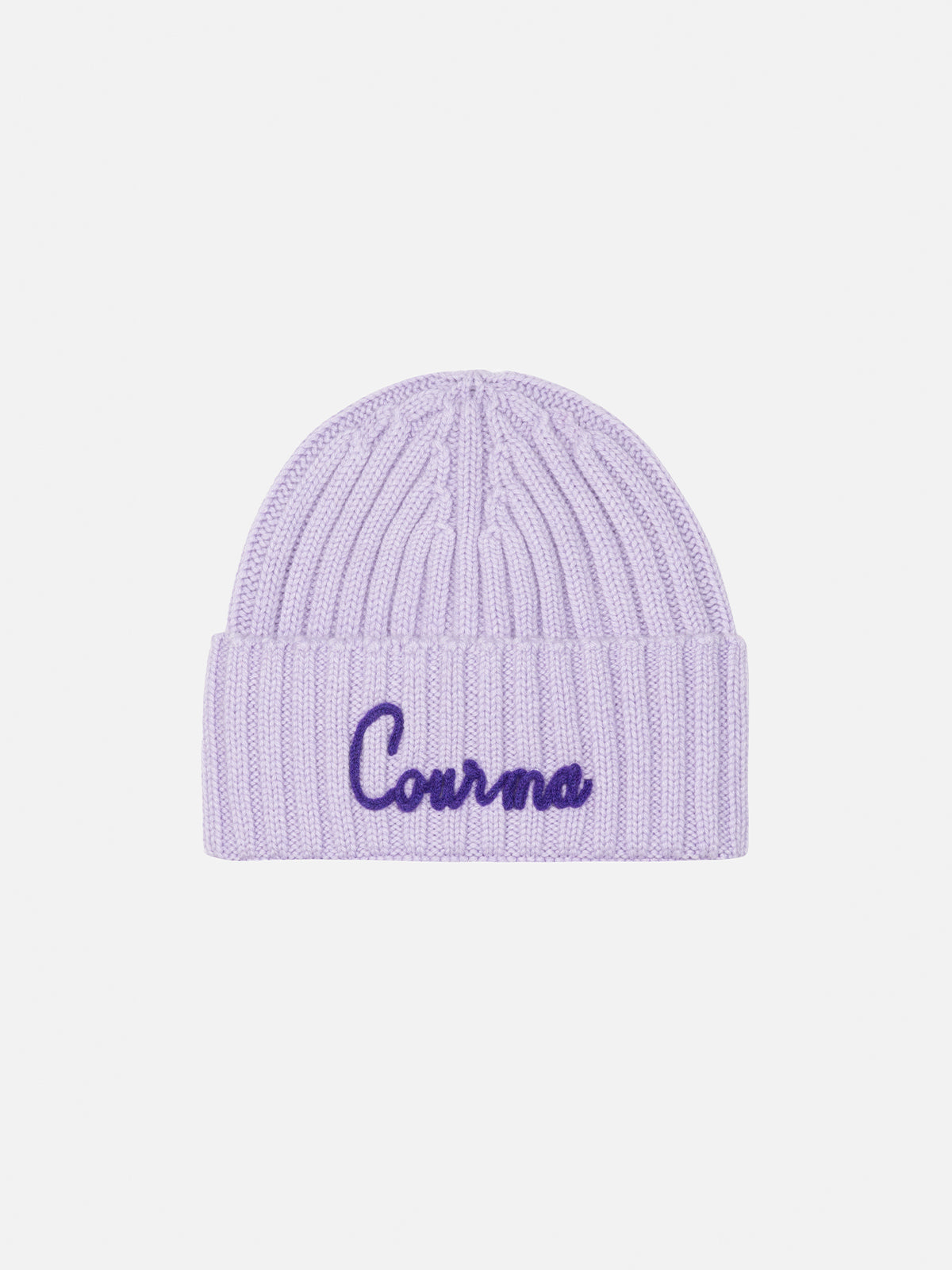 Girl Lilac Hat Wengen With Courma Embroidery Pink