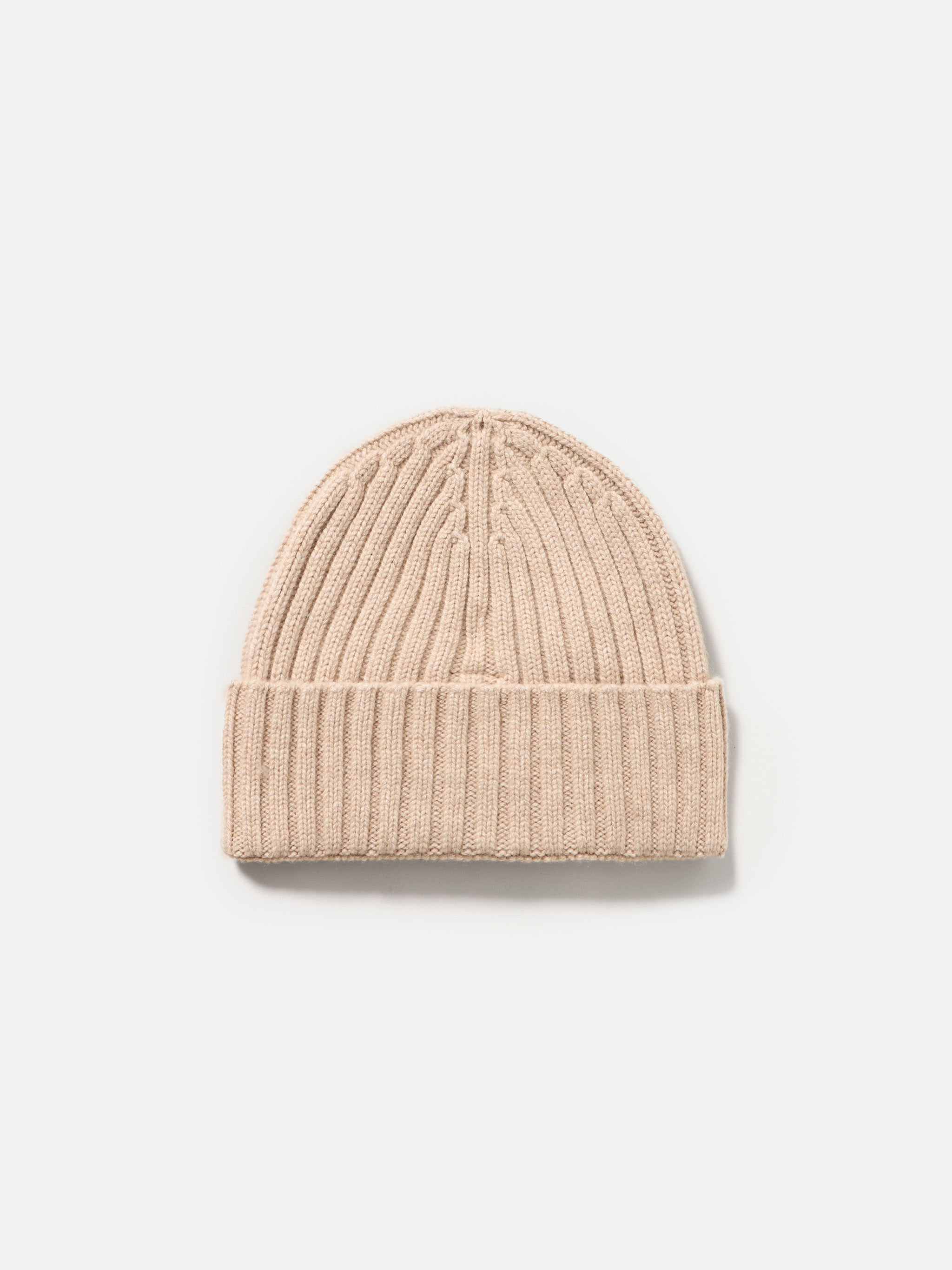 Beige Beanie Wengen Cashmere Brown Hat