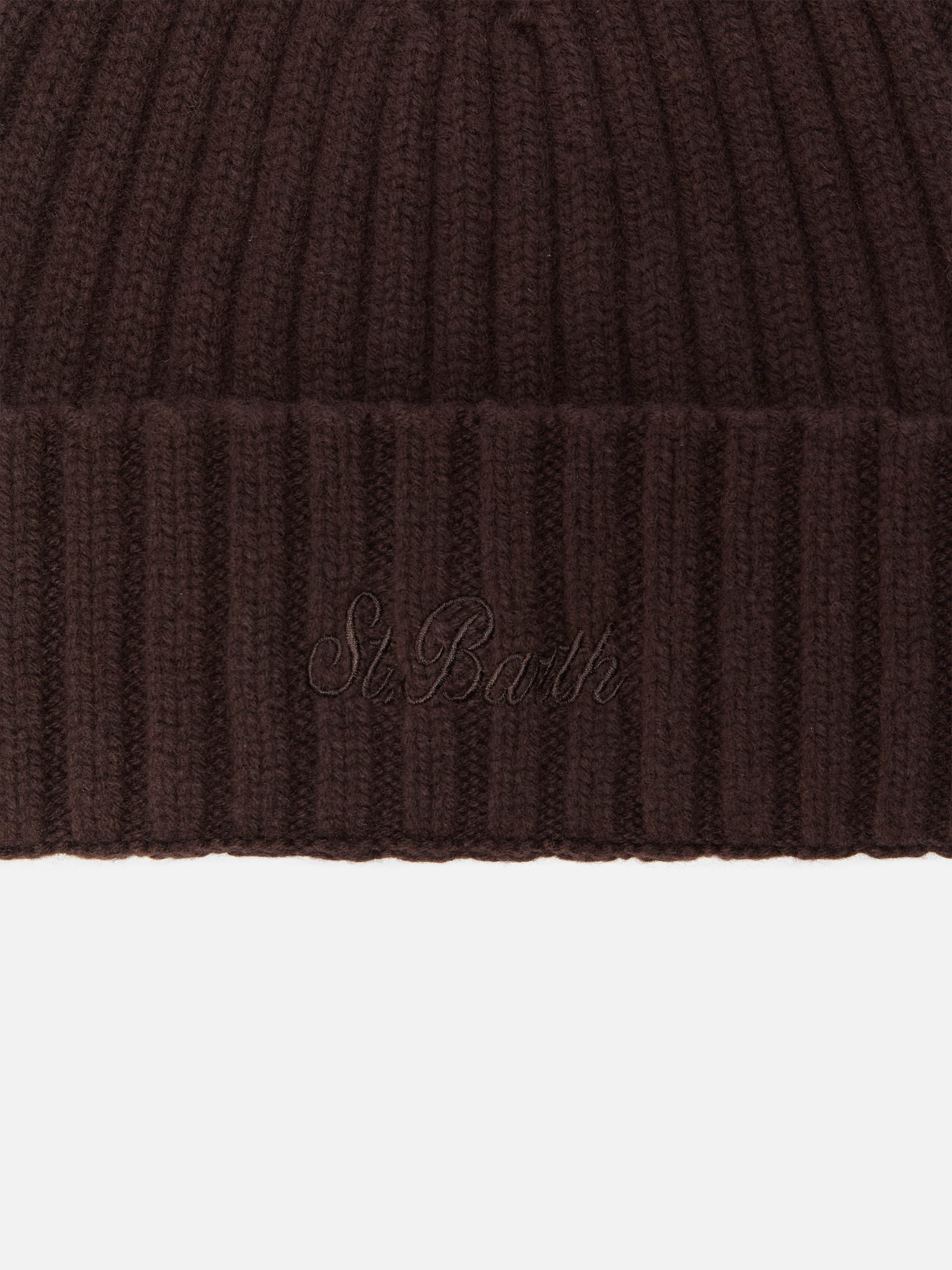 Wool Wengen Beanie Brown Hat