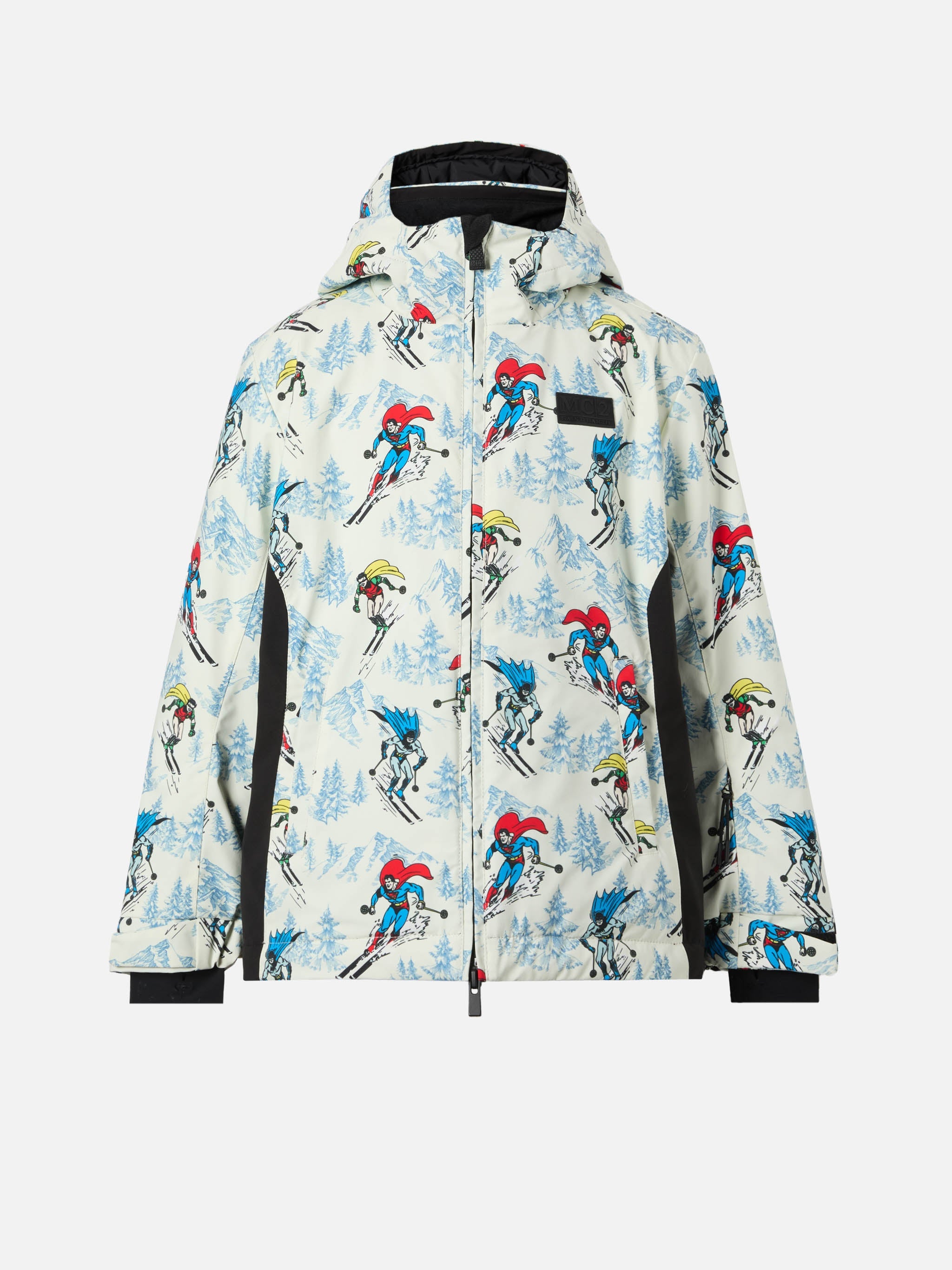 Ski Jacket Wildhorn With Suoer Heroes Print | Dc Special Edition White