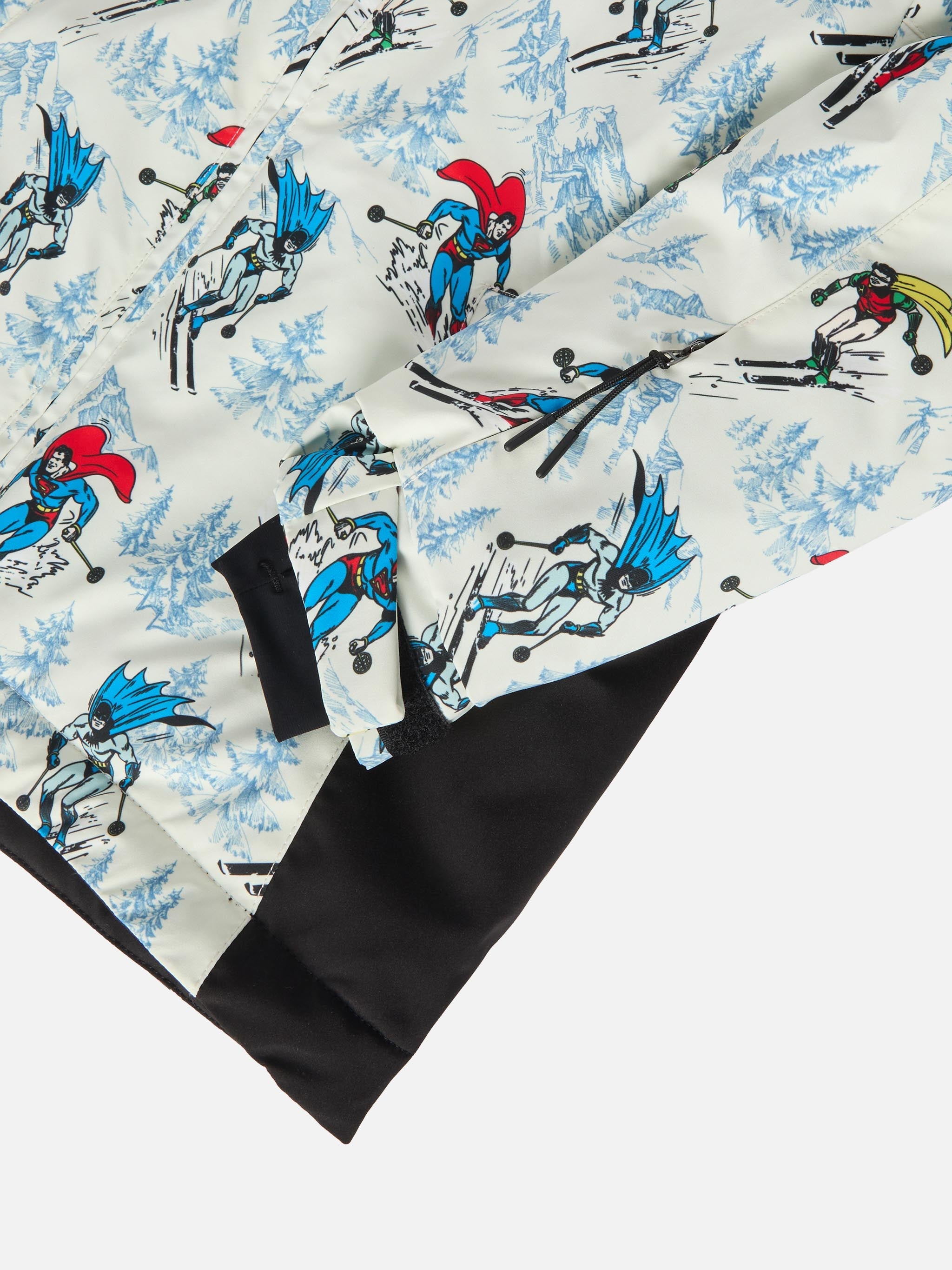 Ski Jacket Wildhorn With Suoer Heroes Print | Dc Special Edition White