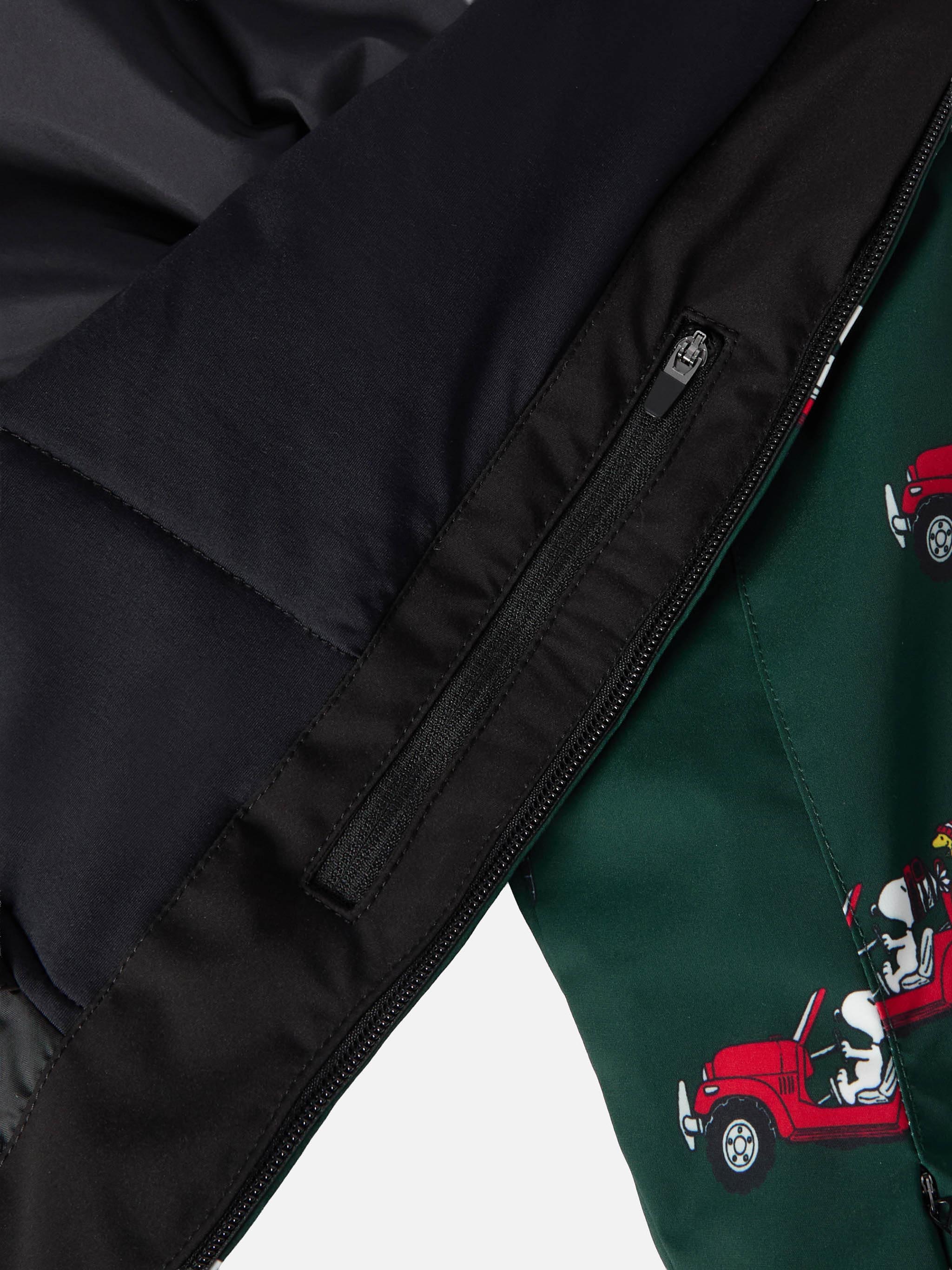 Ski Jacket Wildhorn With Snoopy Print | Peanuts Special Edition Green