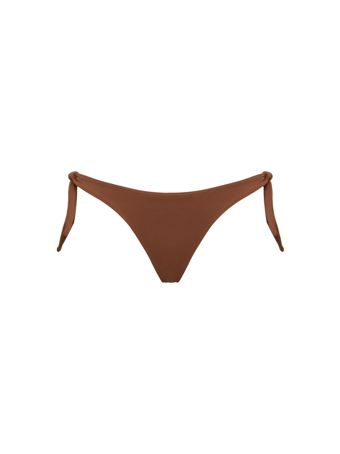 Yali Brown Classic Swim Briefs Bottom