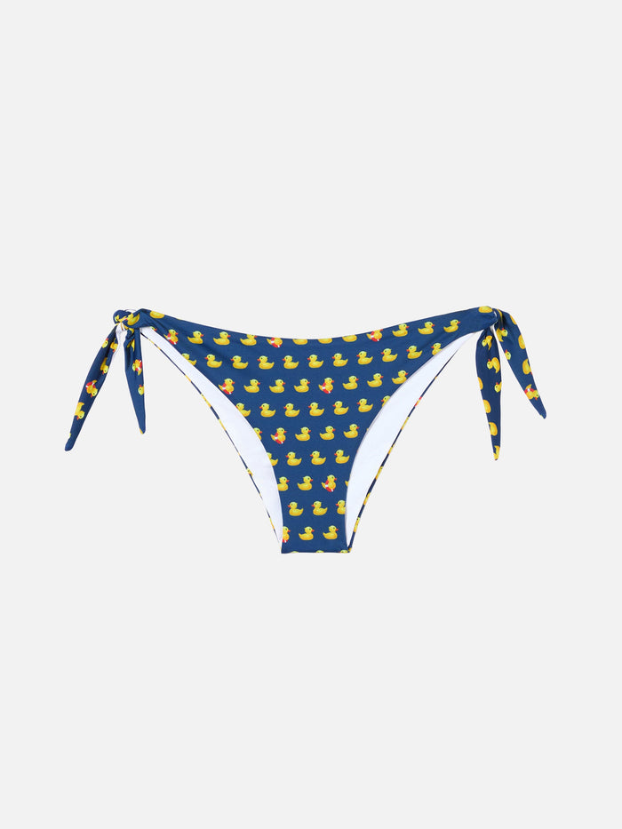 Yali Swim Briefs With Ducky Print Blue Bottom