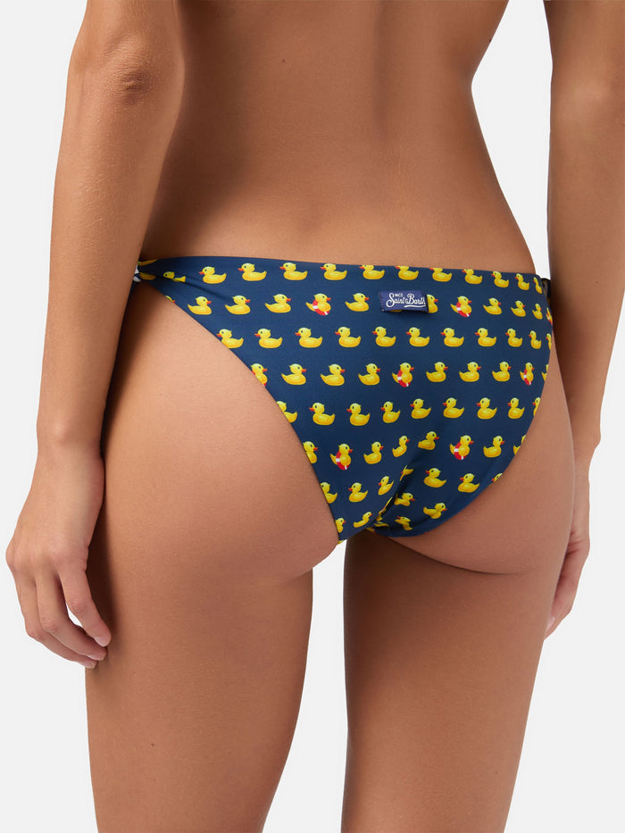 Yali Swim Briefs With Ducky Print Blue Bottom